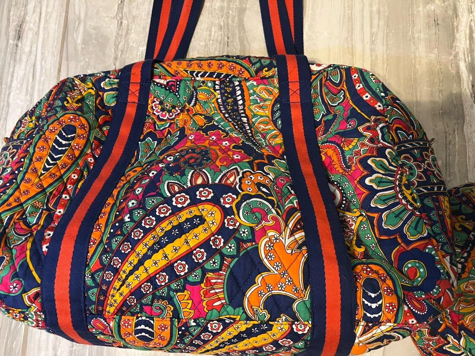 Designer Vera Bradley All Purpose Tote And Toiletries Bag Size ONE SIZE - 3 Thumbnail