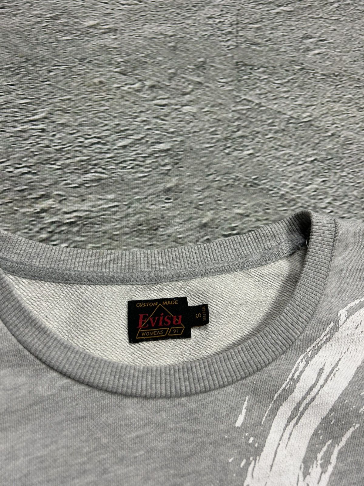 Evisu × Japanese Brand × Vintage Evisu sweatshirt multilogo seagull vintage grey Y2K Size S / US 4 / IT 40 - 2 Thumbnail