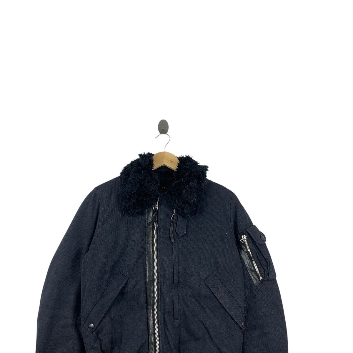 Vintage Vintage MAX FRITZ FEMME Collection MA-1Bomber Jacket Faux Size S / US 4 / IT 40 - 2 Thumbnail