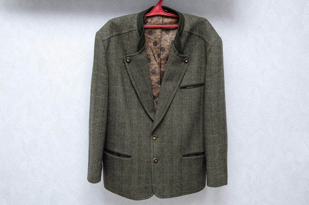 Other Trachten Loden Oktoberfest Rispo De Luxe Vintage Wool Size52 Size 52L - 1 Thumbnail
