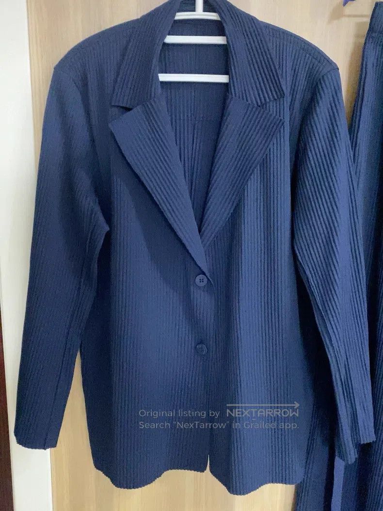 Issey Miyake Issey Miyake size:one size Navy Coat Size XXS / US 00 / IT 34 - 3 Thumbnail