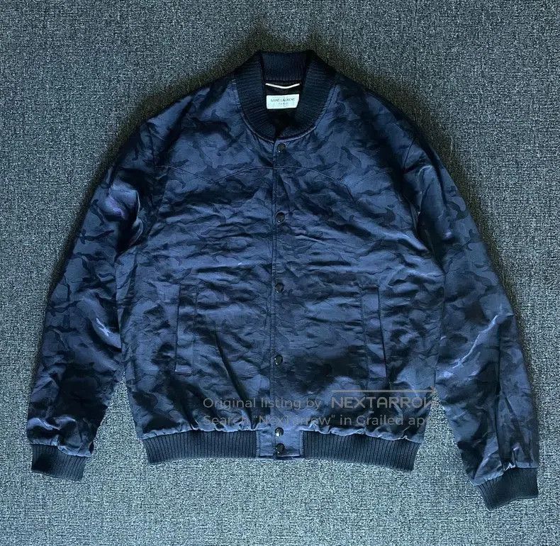 Saint Laurent Camouflage Bomber Jacket.