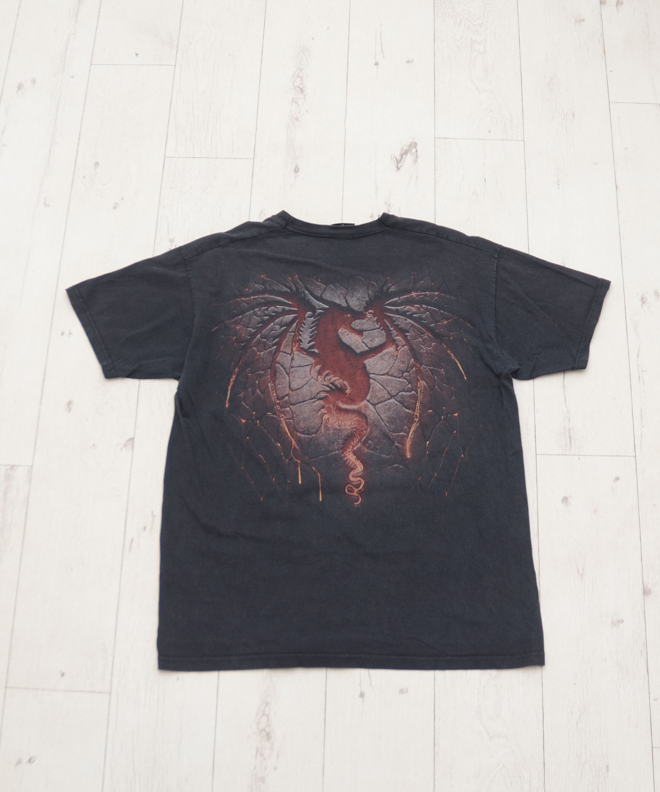 Vintage Vintage Graphic Design Crazy Dragon T-Shirt Spiral Direct Size US M / EU 48-50 / 2 - 2 Thumbnail