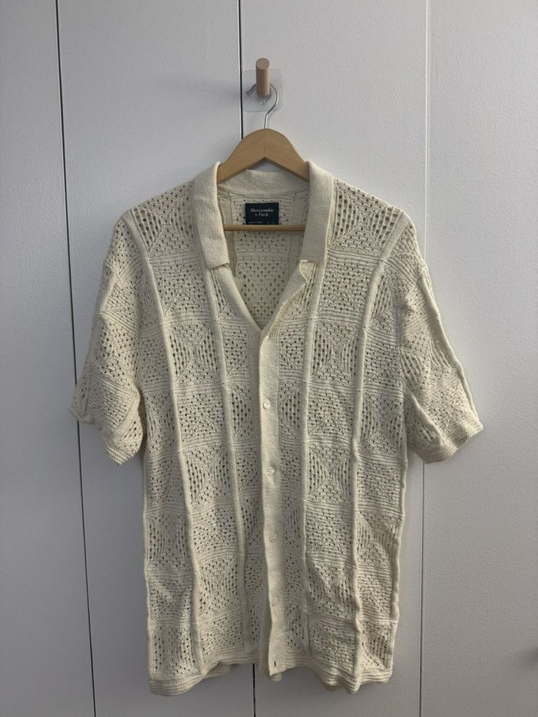 Abercrombie & Fitch Abercrombie & Fitch Short Sleeve Button Up Size US L / EU 52-54 / 3 - 2 Thumbnail