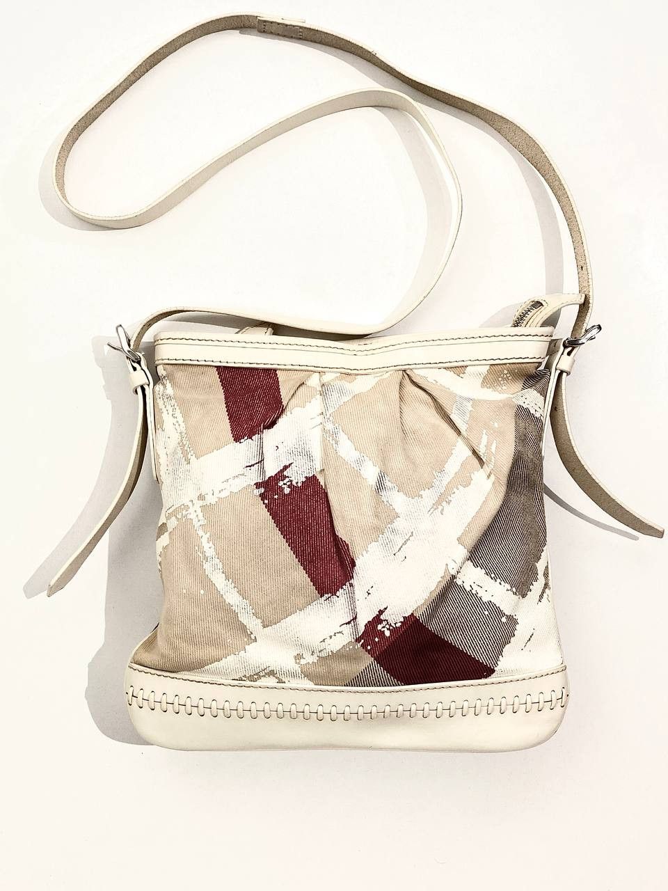 Burberry Burberry Nova Check Monogram Canvas Leather Shoulder Bag Y2K Size ONE SIZE - 2 Thumbnail