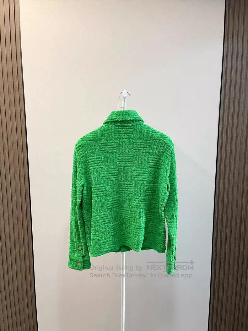 Bottega Veneta Bottega Veneta Green Checked Jacket. Size US S / EU 44-46 / 1 - 2 Thumbnail