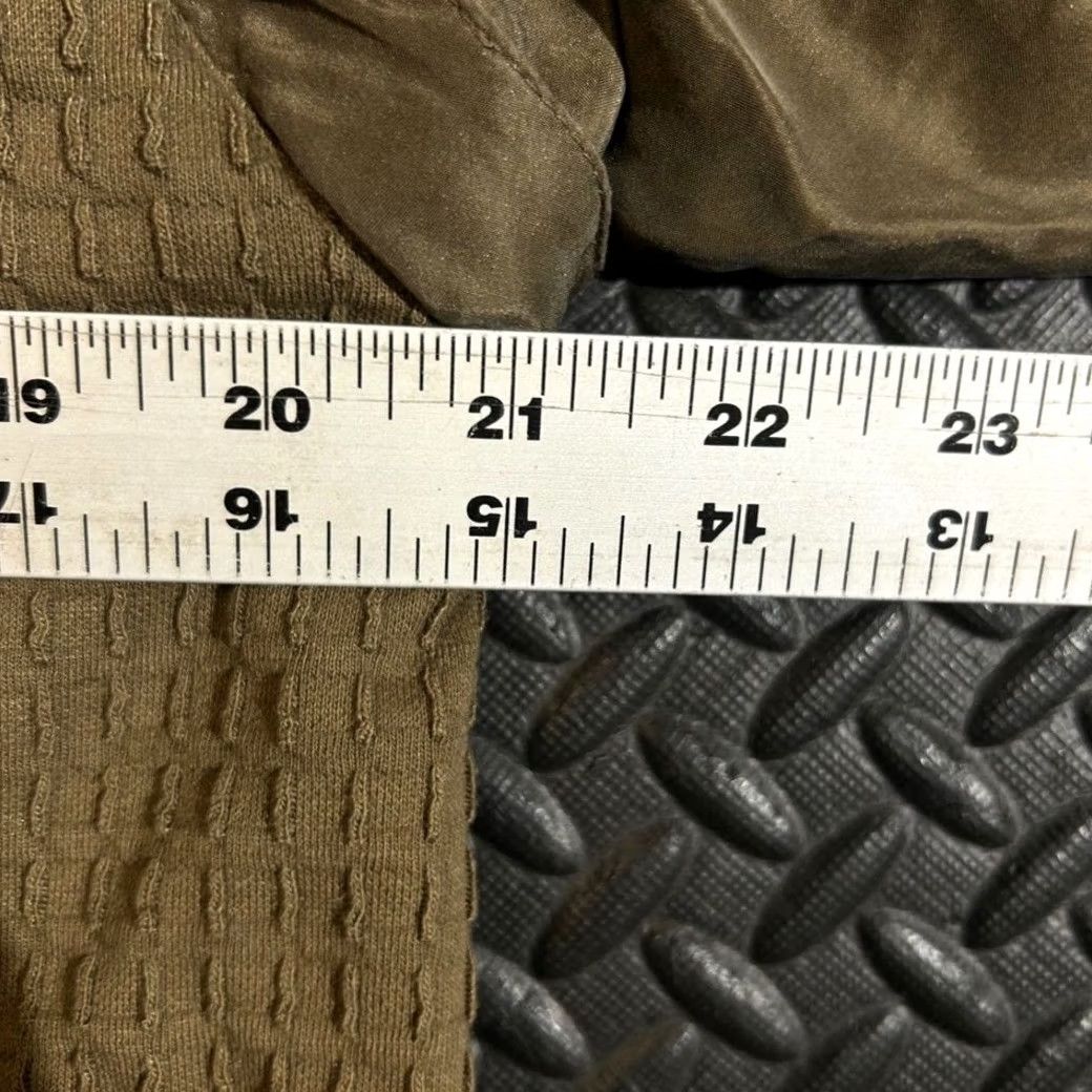 Vintage Mureli by Rousso Jacket Women's Small Brown Silk Blend Quilted Zip Up Bomber Coat Casual S Brown Women Regular Silk Blend Quilted Jacket Zip Up Casual Size S / US 4 / IT 40 - 7 Thumbnail