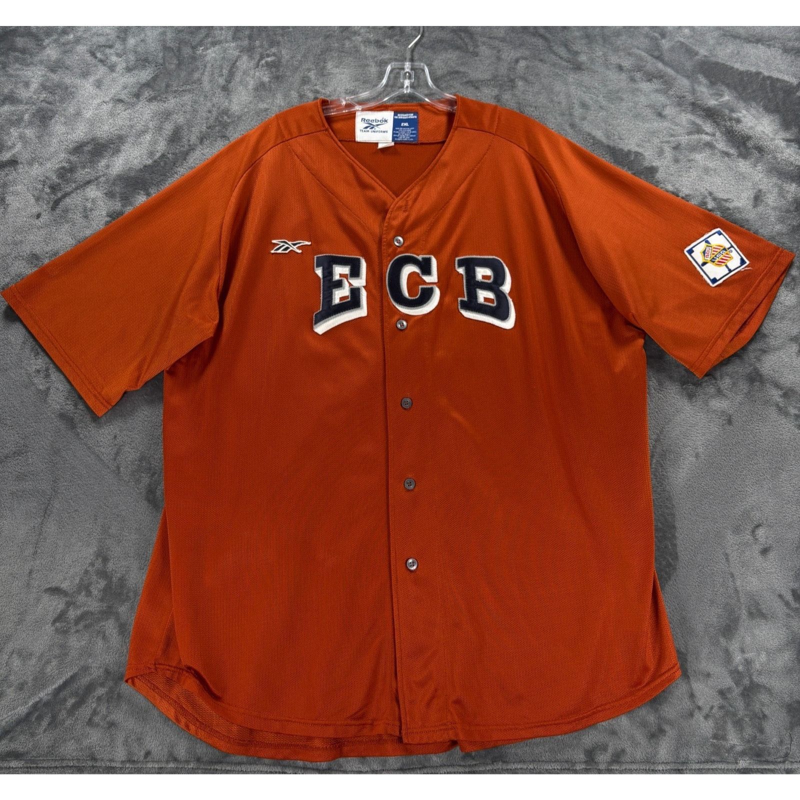 Reebok Reebok Baseball Jersey Men 2XL Vintage 90's Made in USA East Size US XXL / EU 58 / 5 - 1 Thumbnail