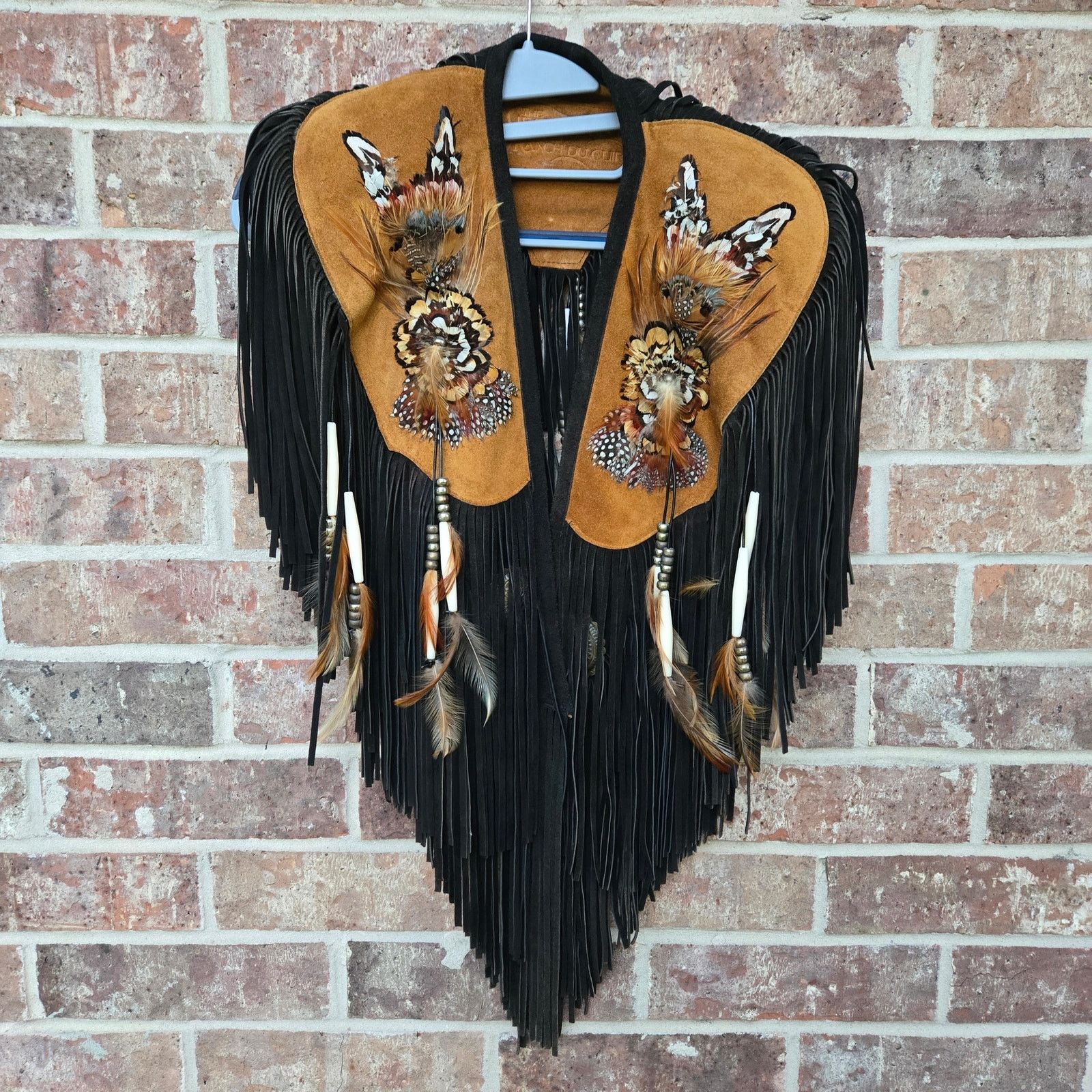 The Leather Shop The Leather Ranch Western Shawl Vest Size ONE SIZE - 1 Thumbnail