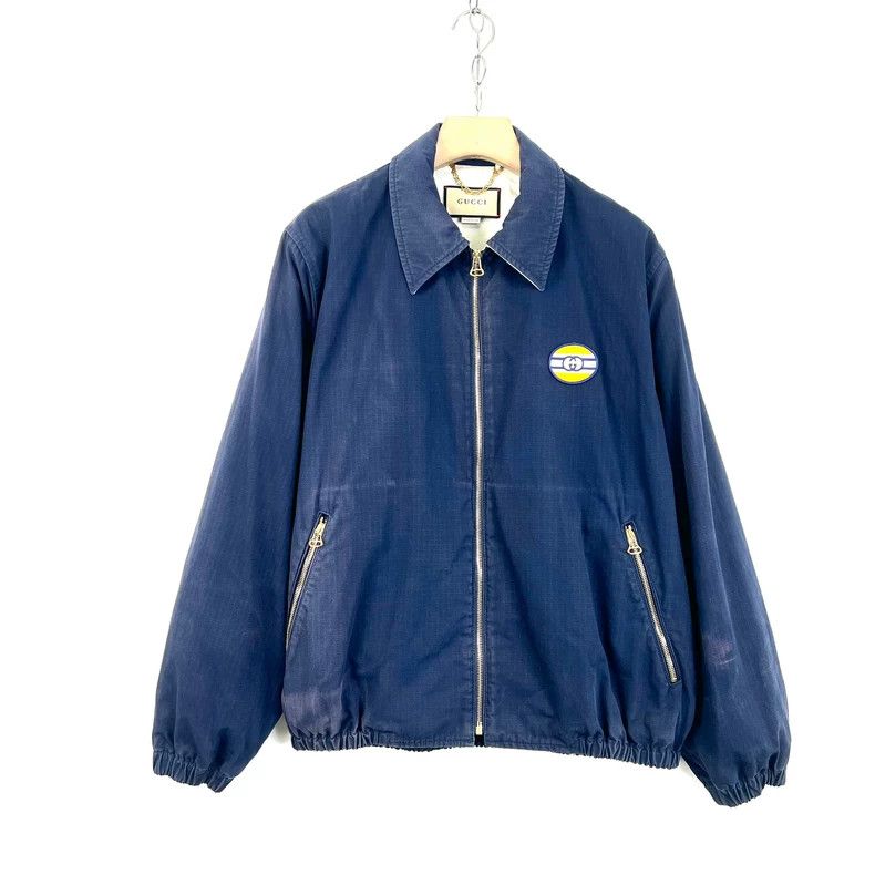 Gucci Gucci Dark blue double G-labelled jacket Size US S / EU 44-46 / 1 - 1 Thumbnail