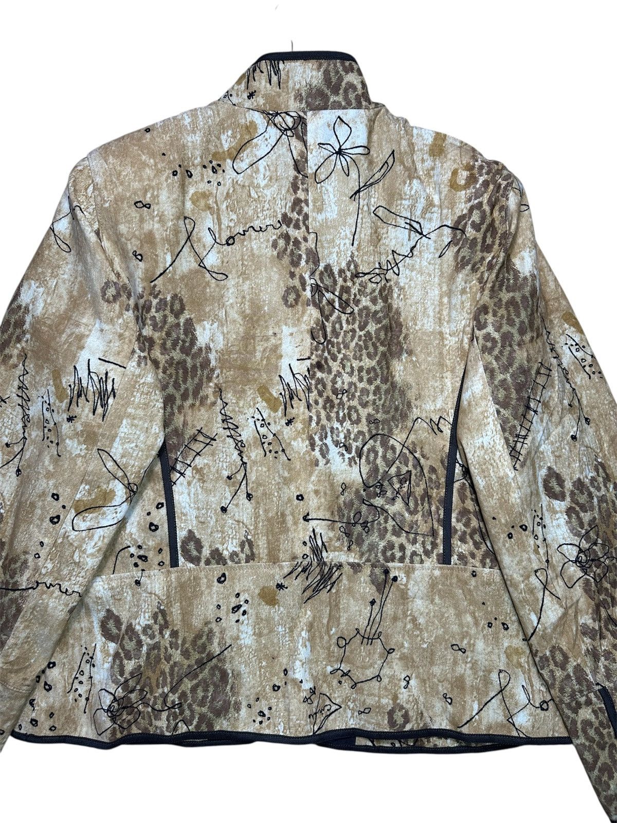 Japanese Brand 🔥sale🔥Vintage D'azur Leopard Design Size L / US 10 / IT 46 - 5 Thumbnail