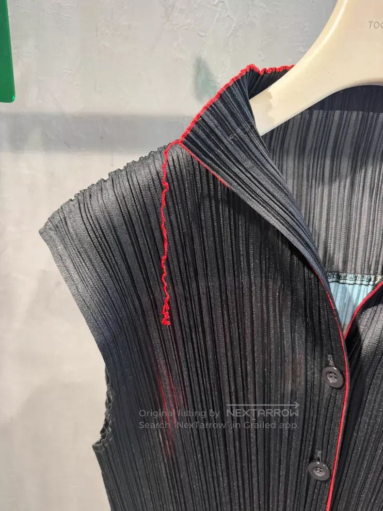 Issey Miyake Issey Miyake Black Vest Size L / US 10 / IT 46 - 4 Thumbnail
