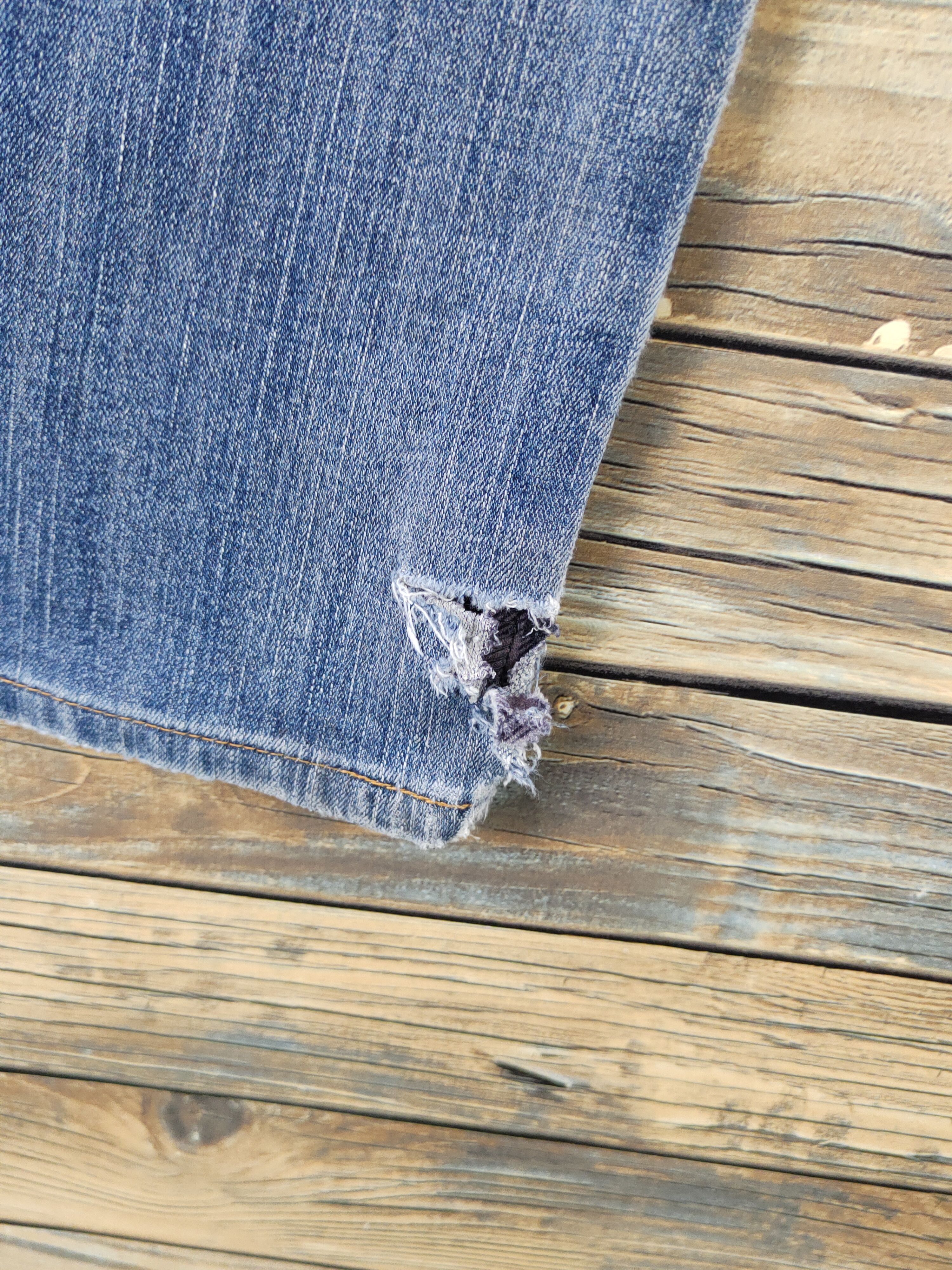 Edwin Edwin Blue Distressed Ripped denim Jeans #1695 Size US 32 / EU 48 - 4 Thumbnail