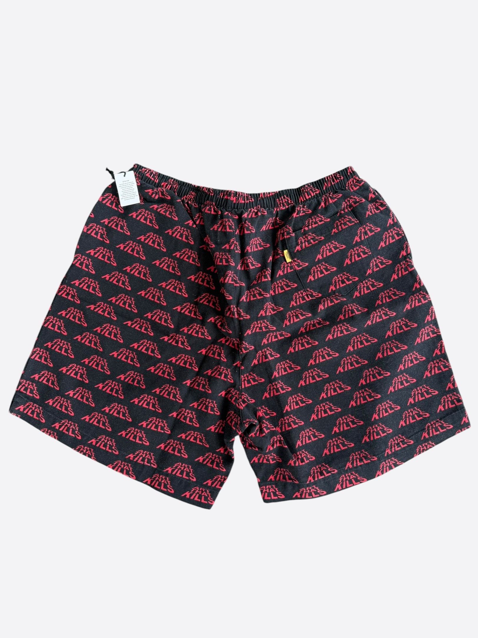 Gallery Dept. Gallery Dept Red & Black Art That Kills Logo Shorts Size US 30 / EU 46 - 2 Thumbnail