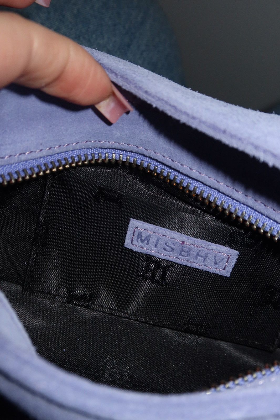 Misbhv Misbhv suede handbag Size ONE SIZE - 5 Thumbnail