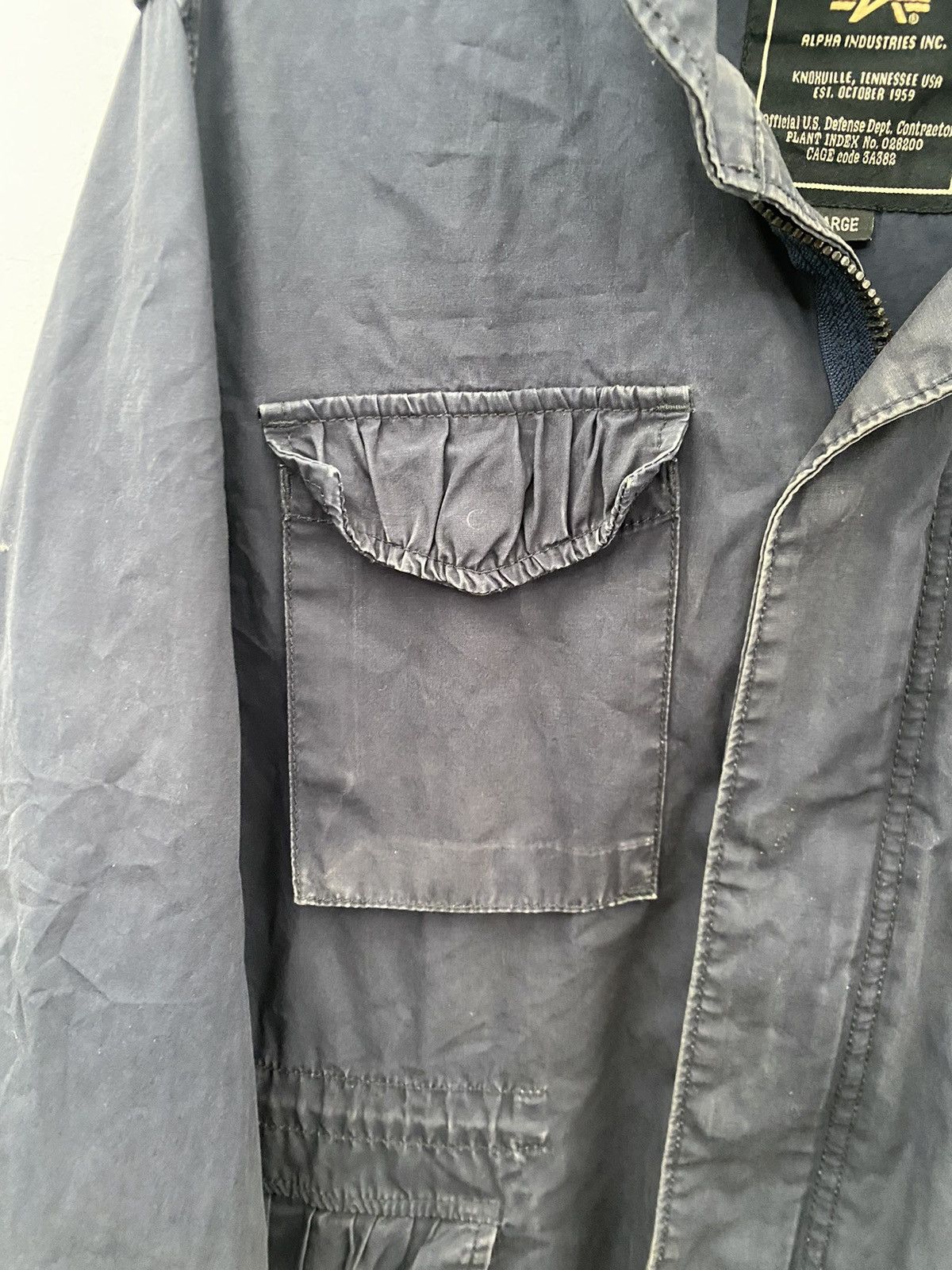 Alpha Industries × Junya Watanabe 4 Pocket Utility Tech Jacket, Casual Style Navy Design Size US L / EU 52-54 / 3 - 8 Thumbnail