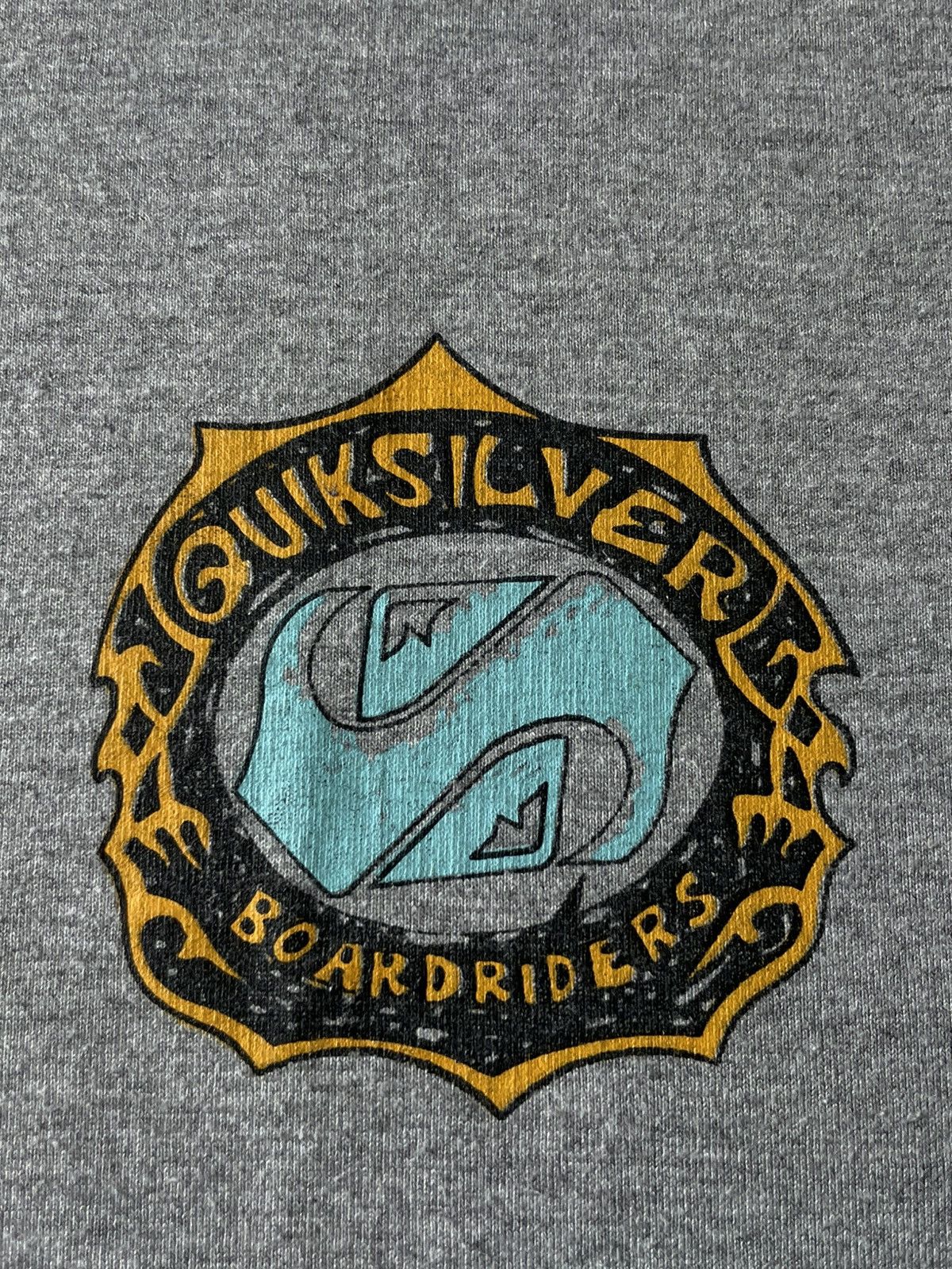 Quiksilver Vintage 90's Quiksilver Boakdriders T-Shirt Surf Big Logo Size US L / EU 52-54 / 3 - 6 Thumbnail
