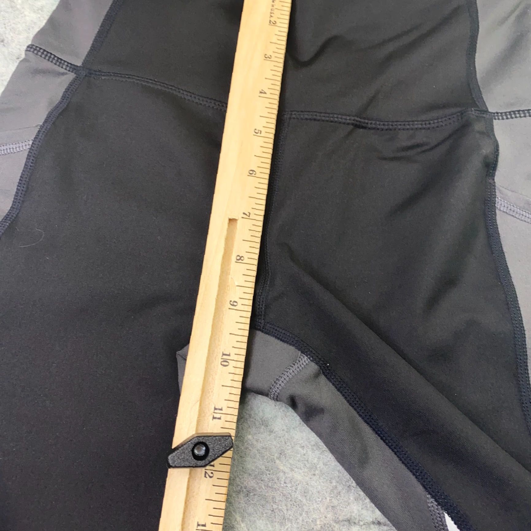 Vintage Ideology Womens Leggings XS Cropped Grey High Rise 7/8 Length With Pockets Sports Activewear Casual Size 26" / US 2 / IT 38 - 6 Thumbnail