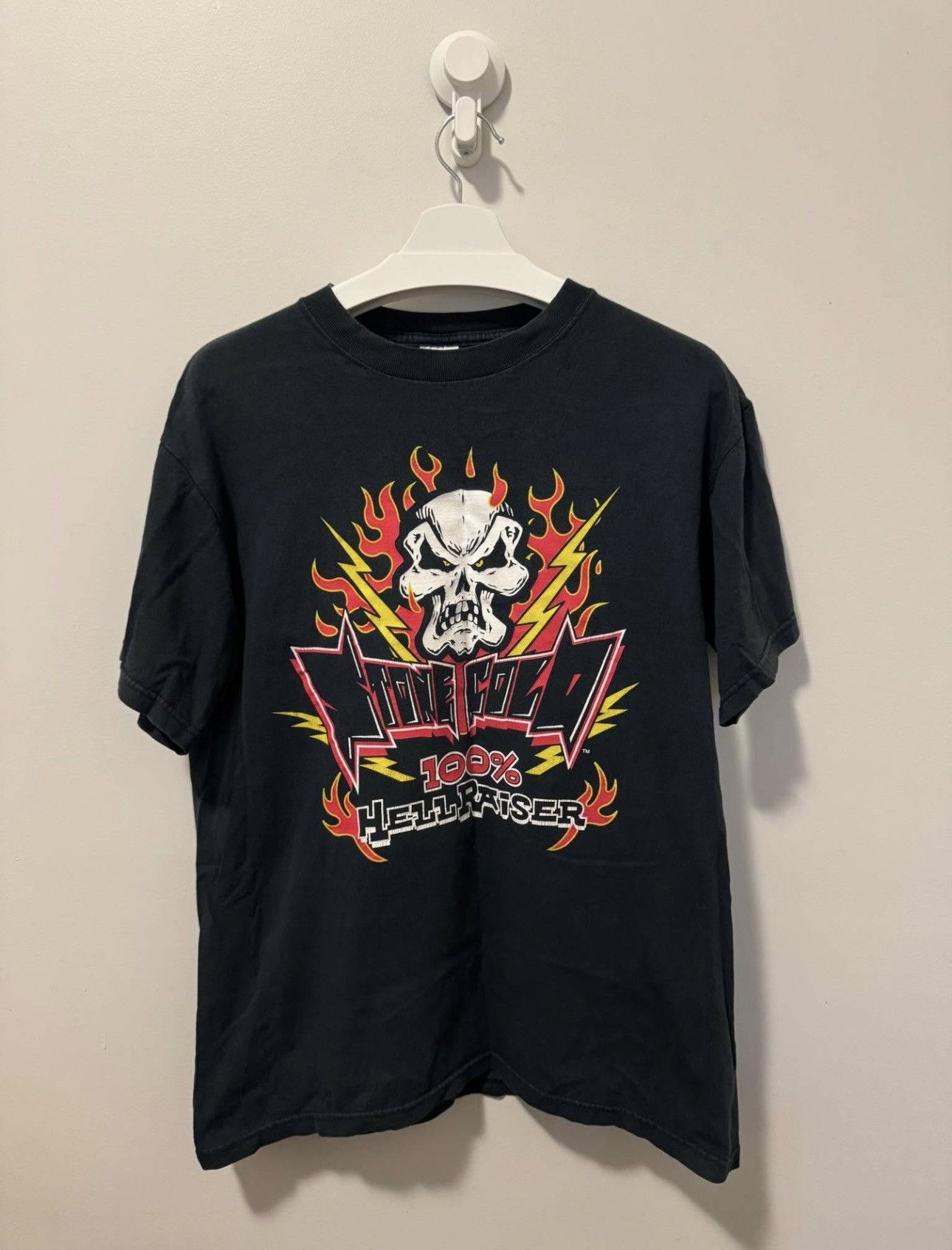 Vintage 2000 Vintage Steve Austin Stone Cold Hell Raiser Size US L / EU 52-54 / 3 - 1 Thumbnail