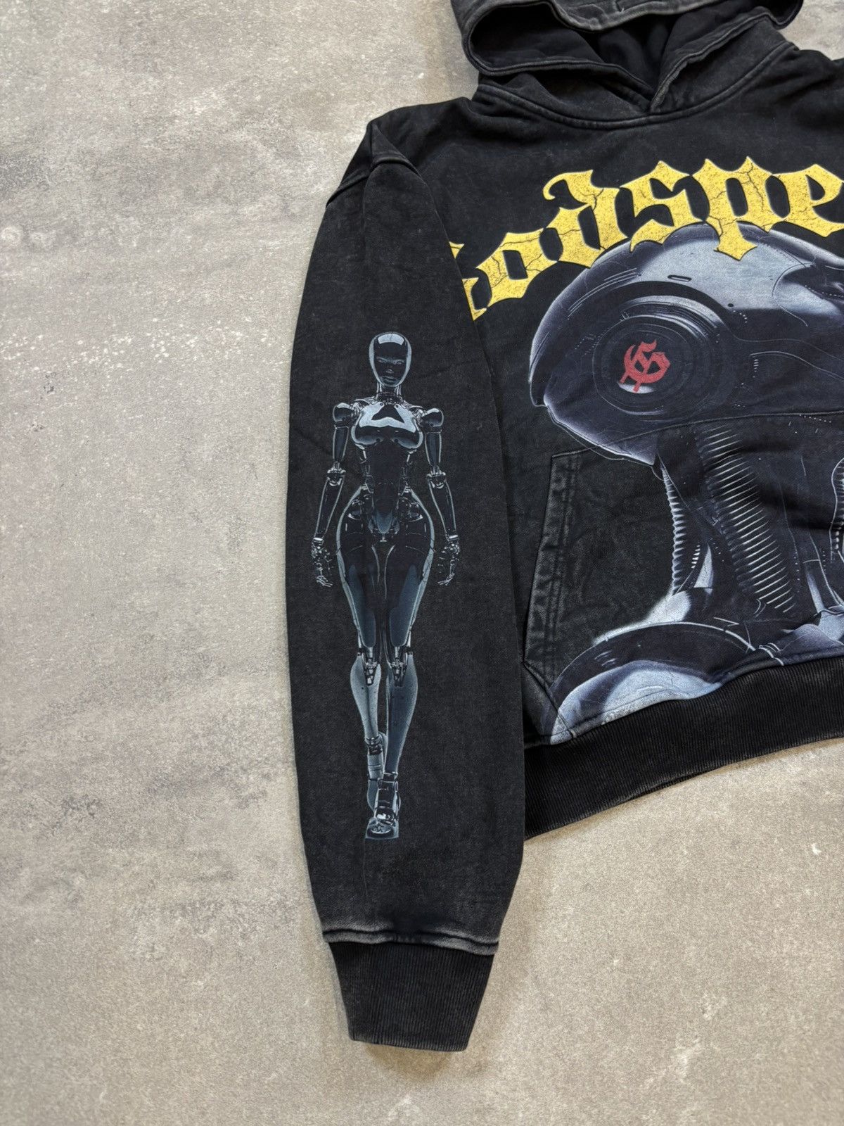 Godspeed Godspeed Alexa Hoodie, Washed Black Size US S / EU 44-46 / 1 - 4 Thumbnail