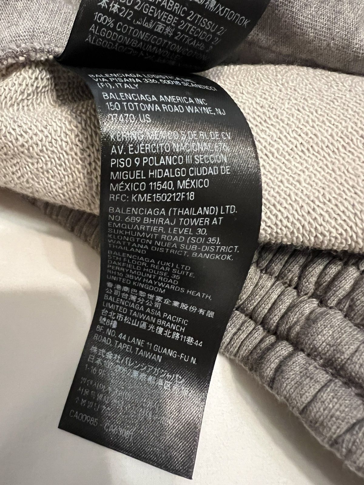 Balenciaga Balenciaga Patched Denim Sweatpants Size US 32 / EU 48 - 6 Thumbnail