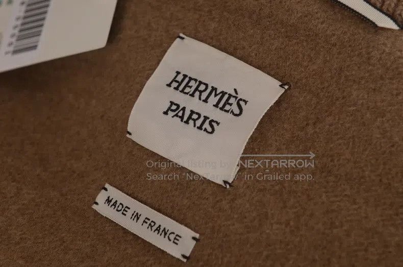 Hermes Hermes Solid-colored cashmere overcoat Size XS / US 0-2 / IT 36-38 - 3 Thumbnail
