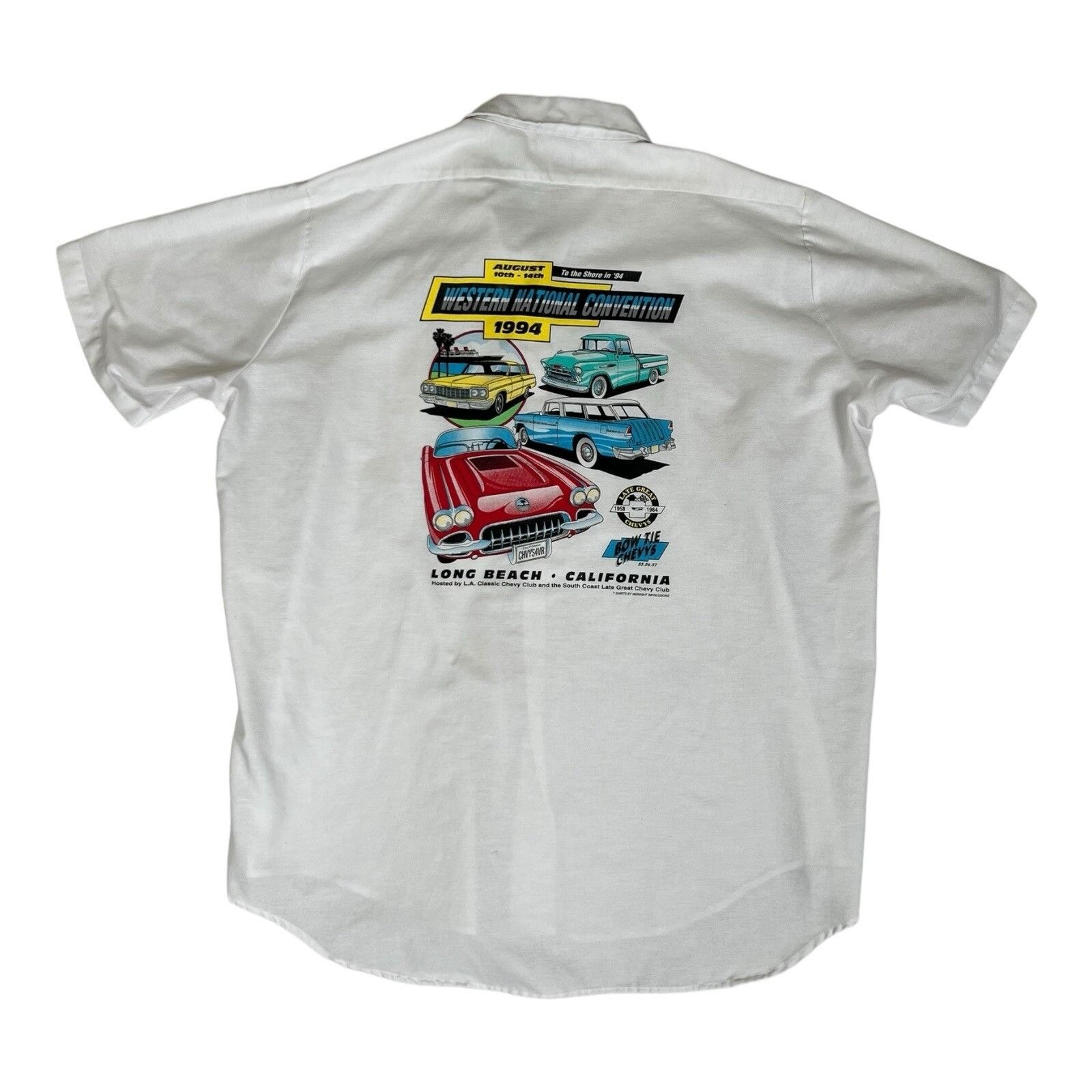 Other Vintage The Heartbeat Of America Shirt Long Beach Car Show 1 Size US XXL / EU 58 / 5 - 3 Thumbnail