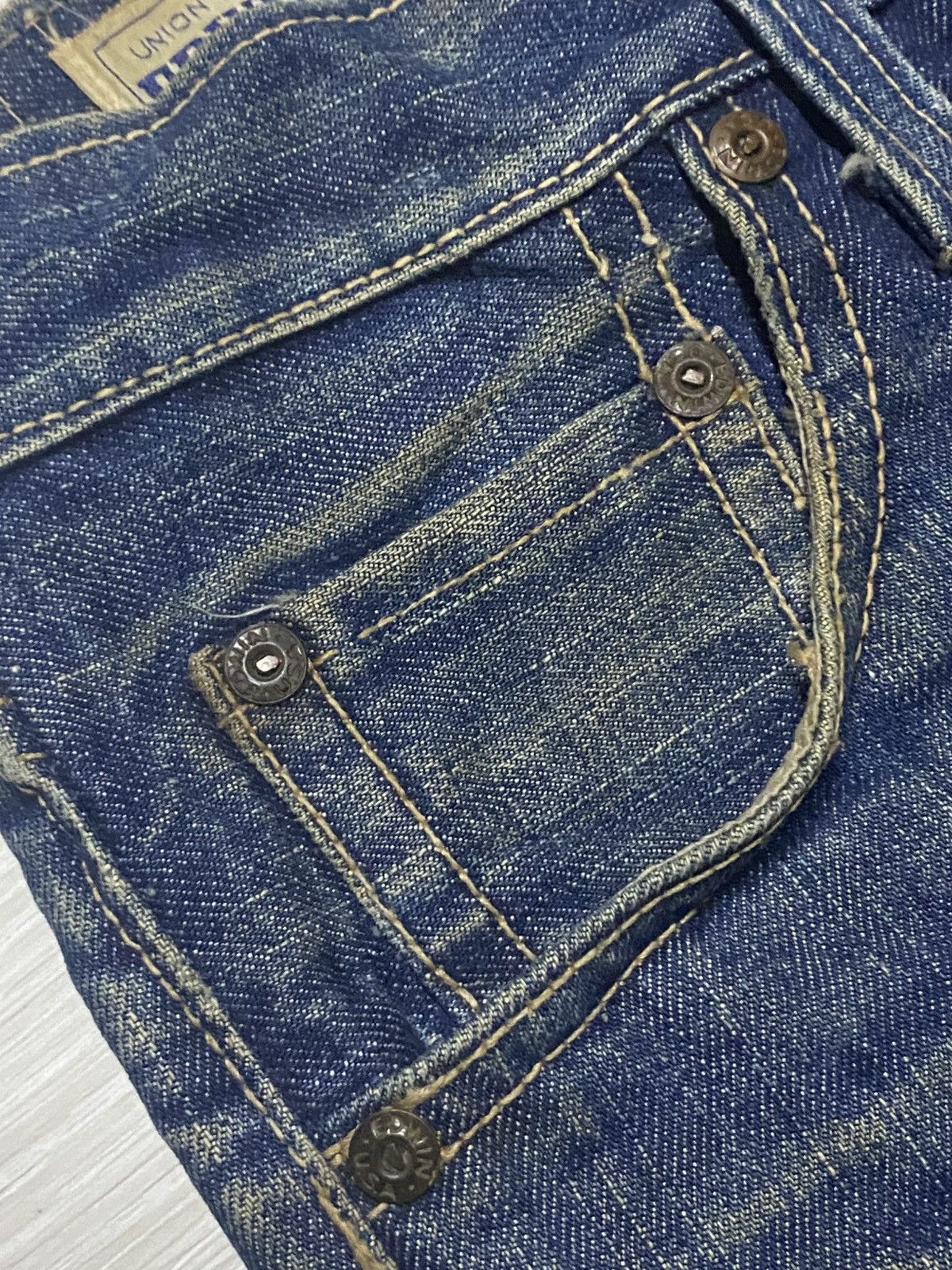 Edwin True Vintage Edwin USA Mud Wash Grunge Flare Jeans Size US 27 - 11 Thumbnail