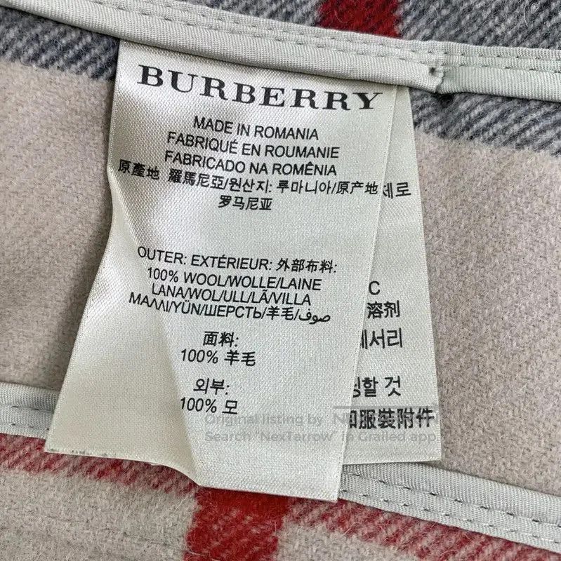Burberry Burberry Women's Gray Wool Coat. Size S / US 4 / IT 40 - 7 Thumbnail