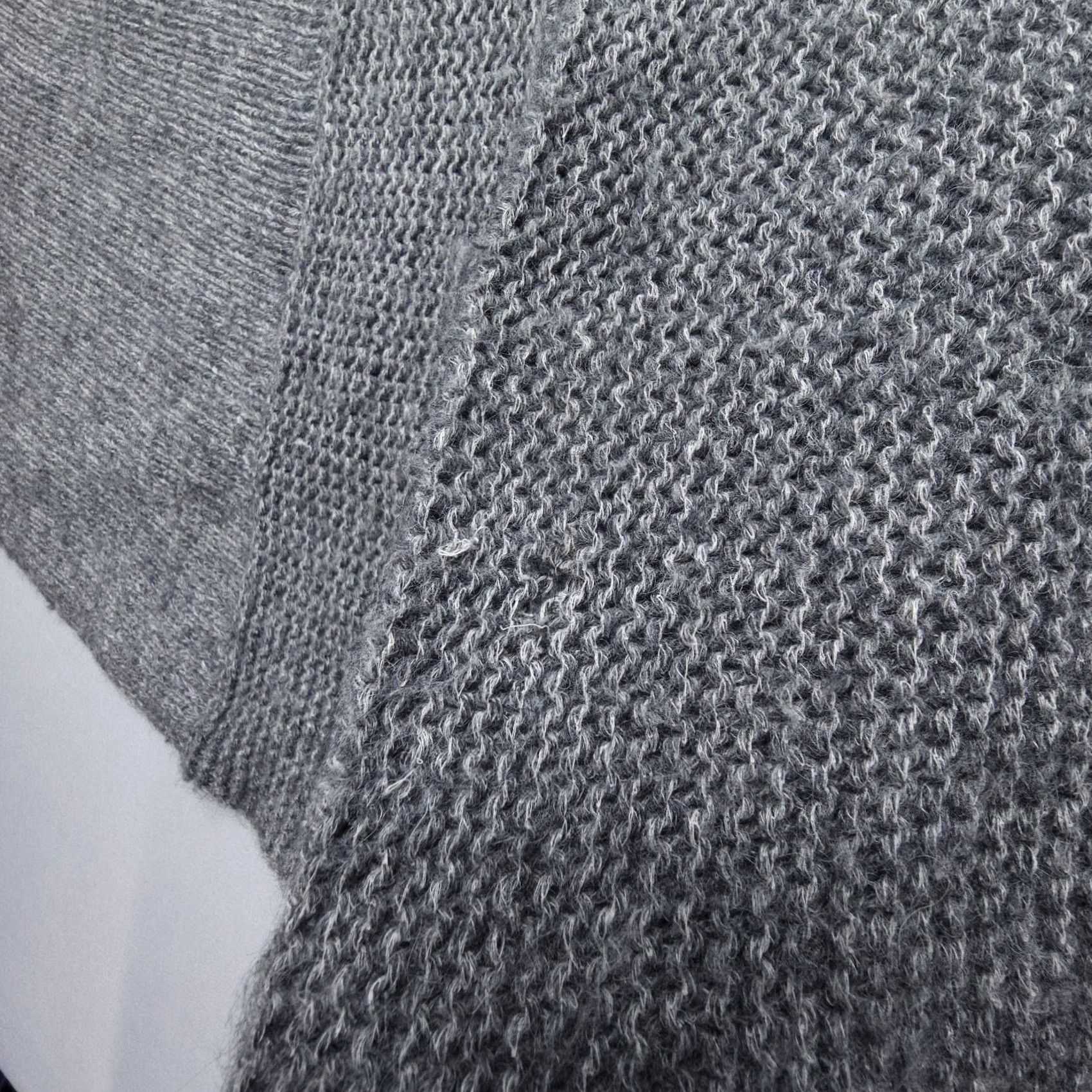 Eileen Fisher Eileen Fisher Cardigan Womens L Alpaca Wool Blend Open Shawl Chunky Knit Casual Sleeve 3/4 Fashion Fastenerless Open Pockets NecklaceNotIncluded Size L / US 10 / IT 46 - 6 Thumbnail