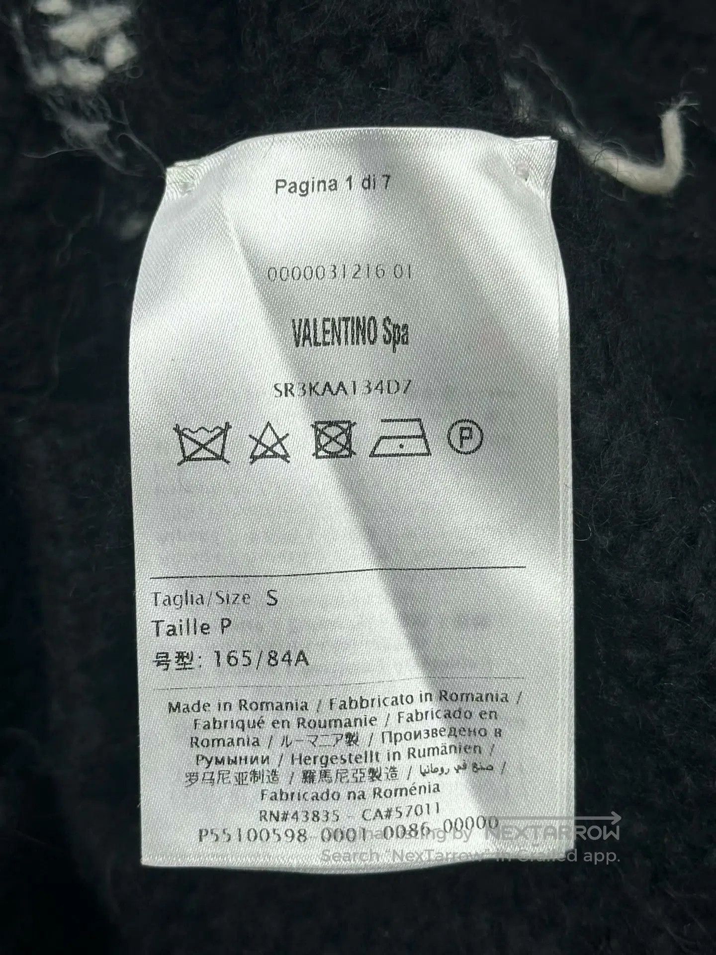 Valentino Valentino Black Heart Knit Hooded Cardigan Jacket| Size US S / EU 44-46 / 1 - 4 Thumbnail
