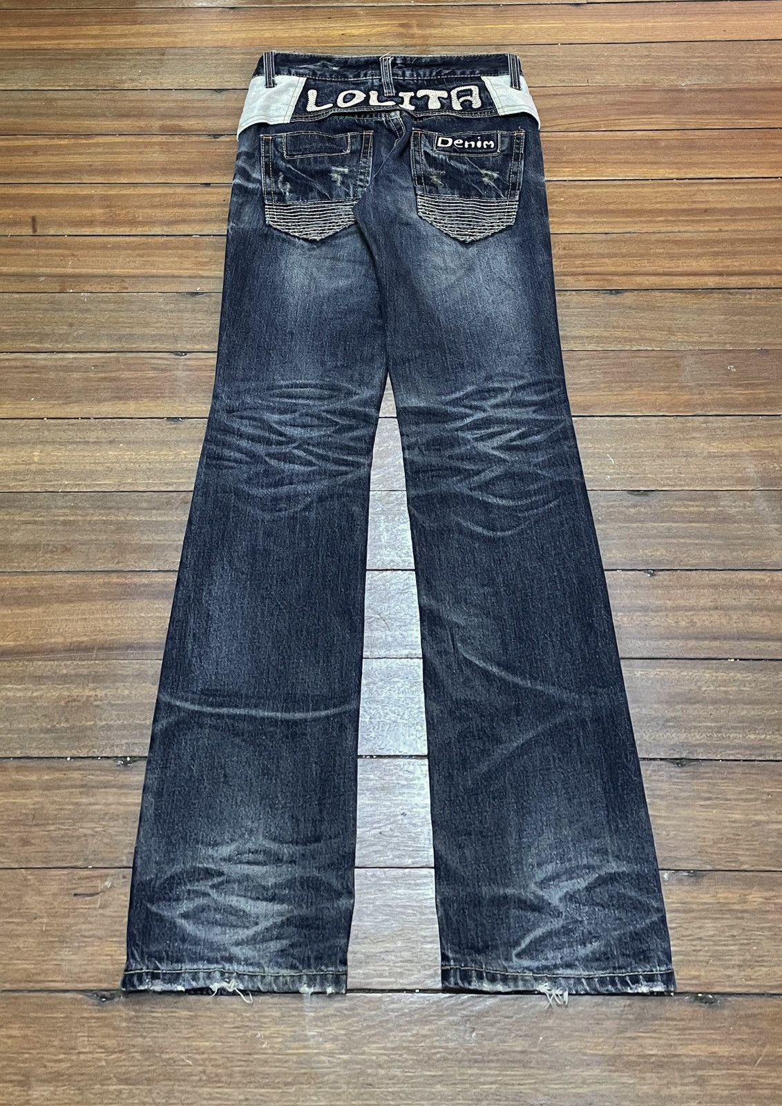 Japanese Brand Rare Design Vintage Japanese Brand Lolita Jeans 1990s Size US 31 - 2 Thumbnail