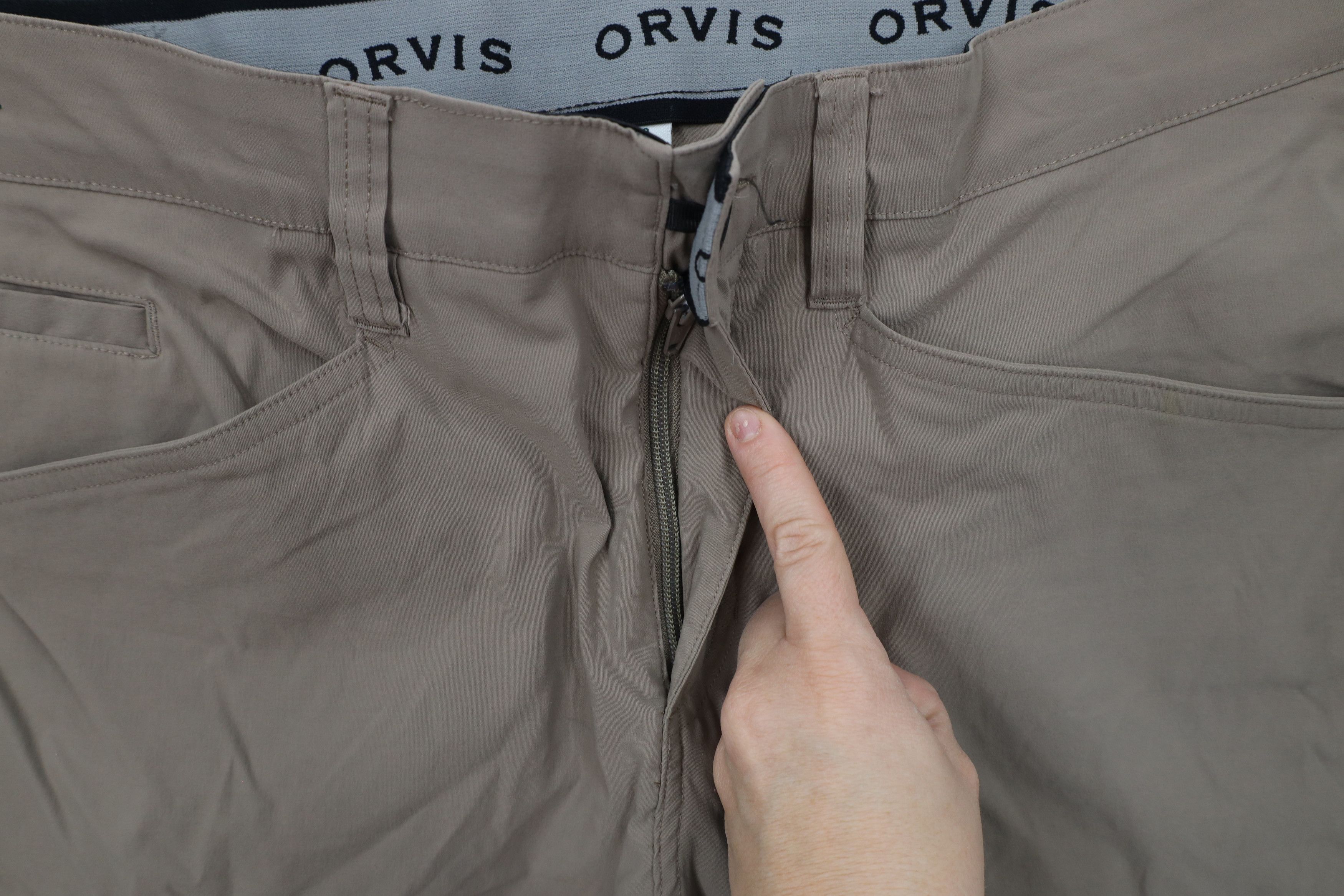 Orvis × Vintage Orvis Tech Stretch Outdoor Hiking Chino Pants Beige Size US 34 / EU 50 - 5 Thumbnail