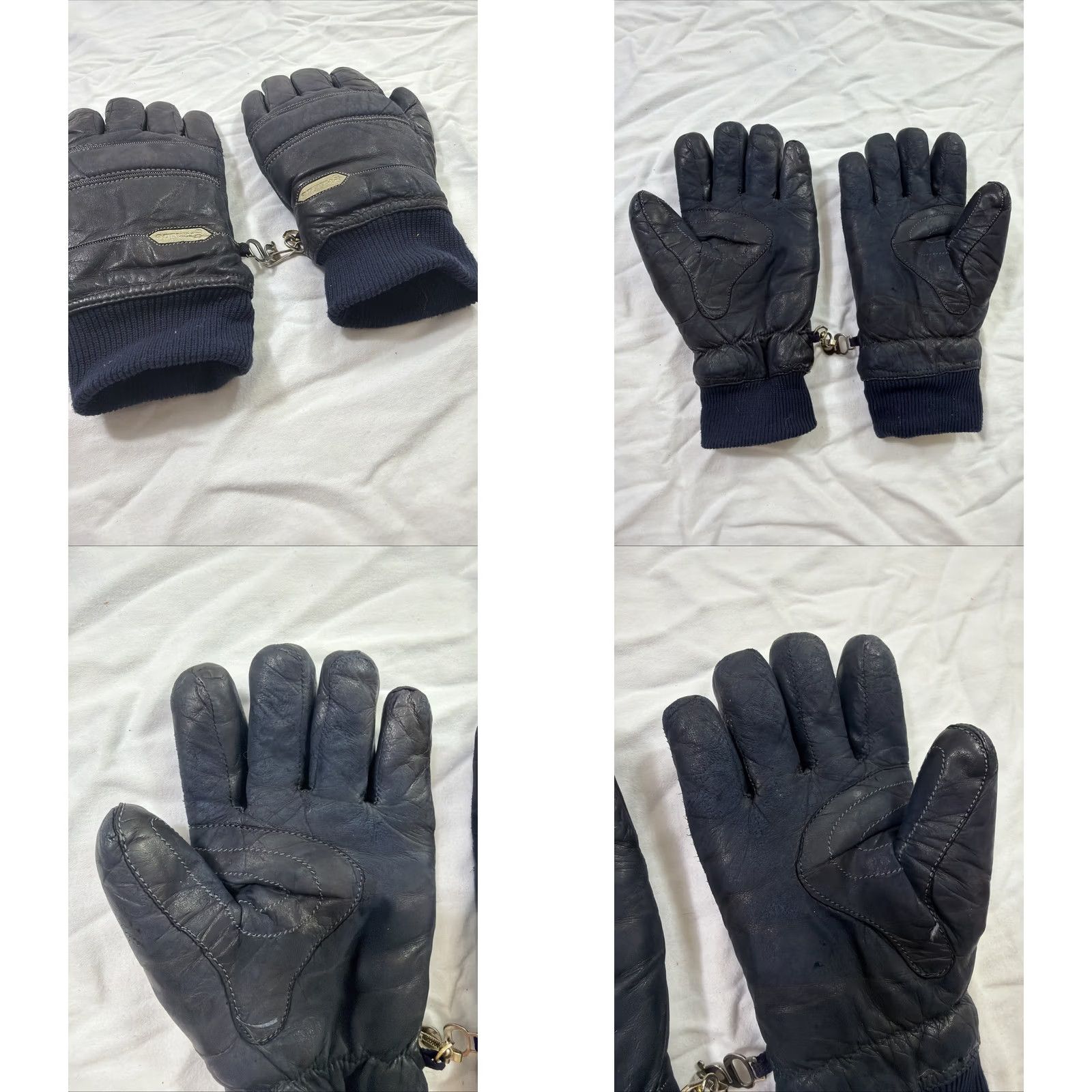 Vintage VINTAGE Grandoe Women’s Small Navy Blue Goretex Snow Gloves Glove Womens S Navy Water Resistant 90s Size ONE SIZE - 8 Thumbnail