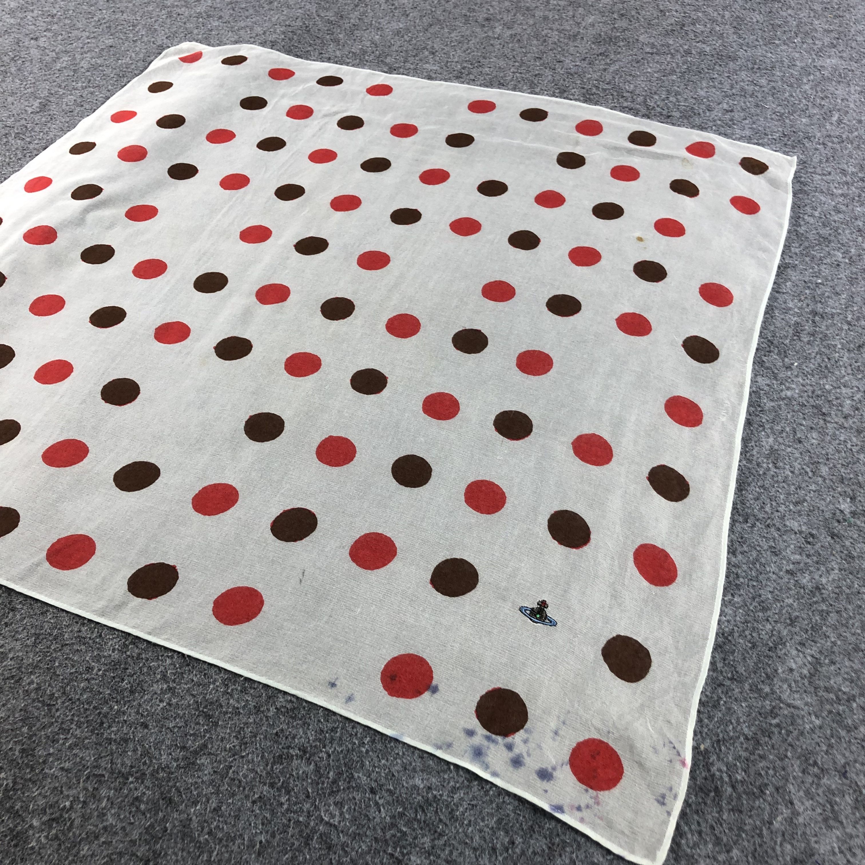 Japanese Brand Vivienne Westwood Handkerchief Neckerchief Bandana H1371 Size ONE SIZE - 3 Thumbnail