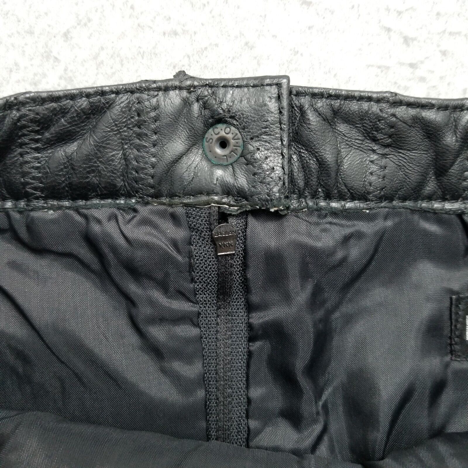 Other Lion Leather Skirt Womens 13/14 Black 29x26 Size 29" - 7 Thumbnail