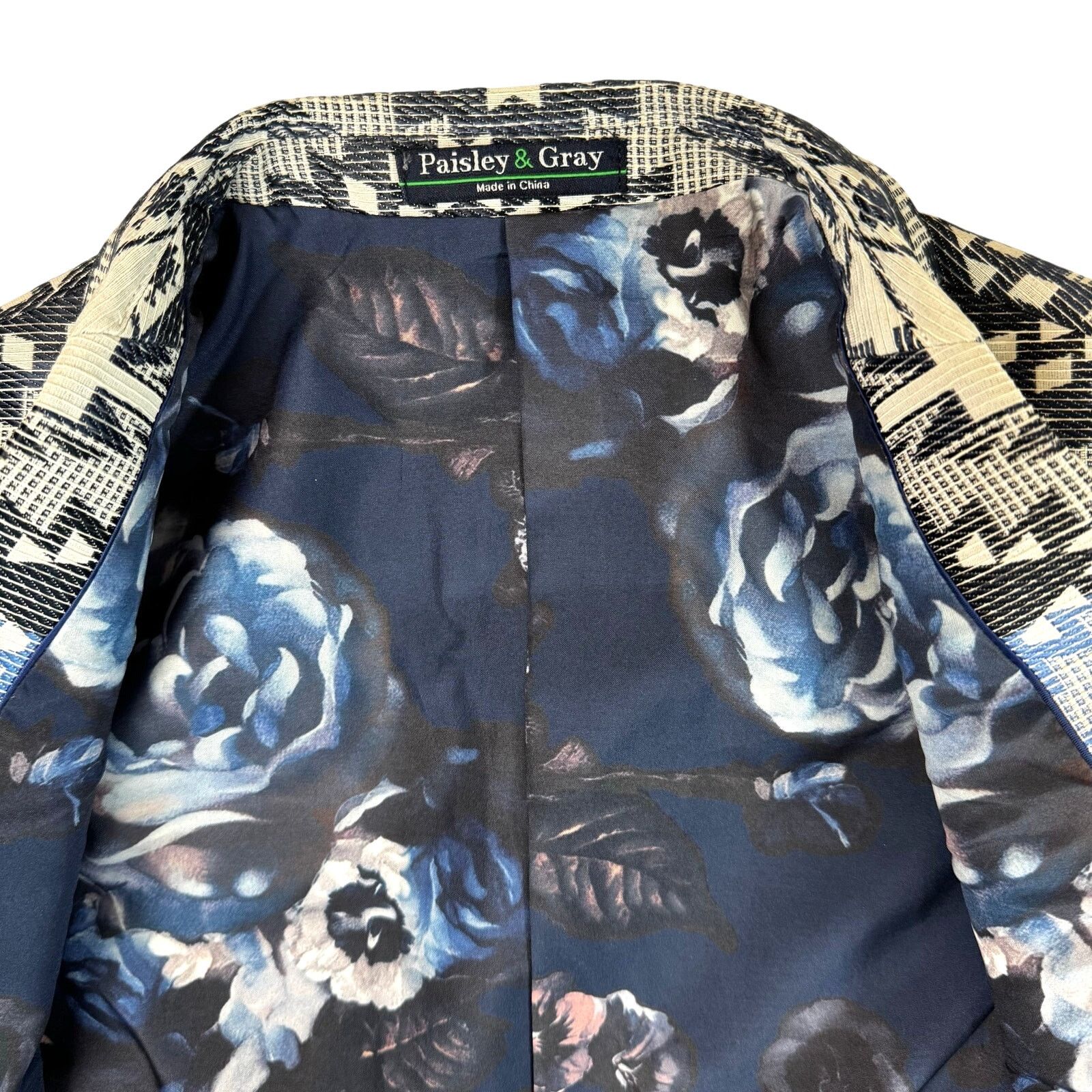 Other Paisley & Gray Slim Fit Aztec Print Blazer Jacket Men’s 36R Size US S / EU 44-46 / 1 - 6 Thumbnail