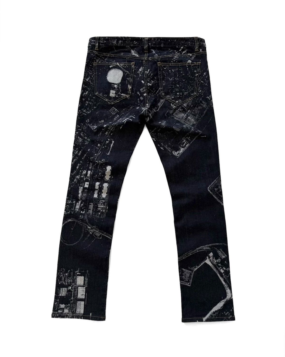 Issey Miyake ISSEY MIYAKE LOW RISE JEANS CITYSCAPE Size US 36 / EU 52 - 9 Thumbnail