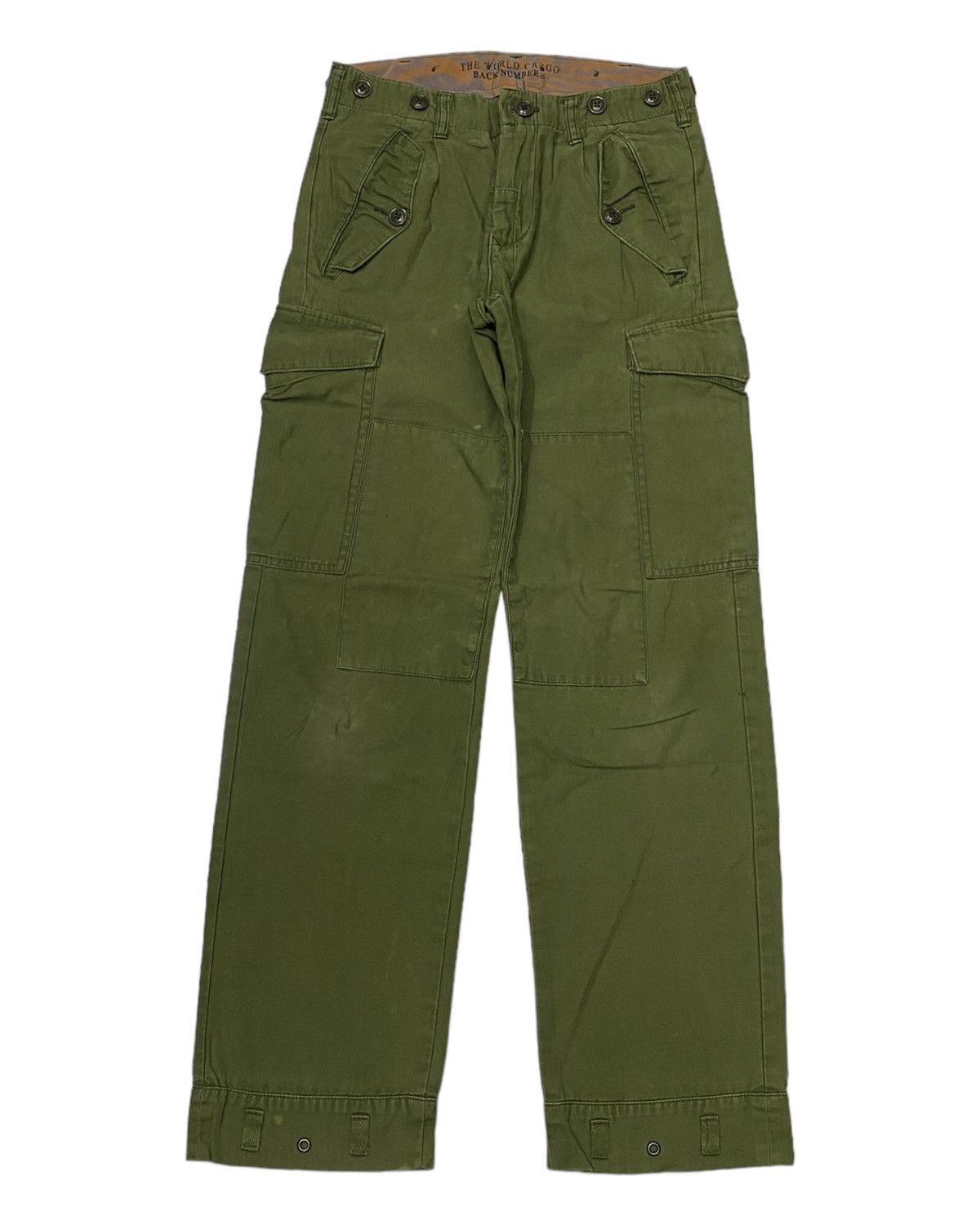 image of If Six Was Nine x Le Grande Bleu L G B Vintage Back Number Cargo Multi Pocket Military Cargo Pants 