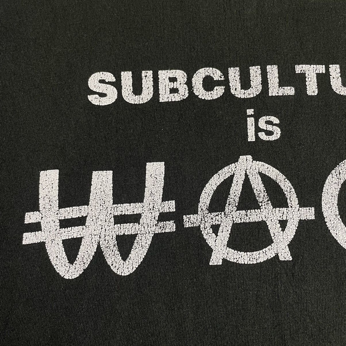 Seditionaries SHIT ORIGINAL SUBCULTURE IS WACK ANARCHY TSHIRT Size US XL / EU 56 / 4 - 11 Thumbnail