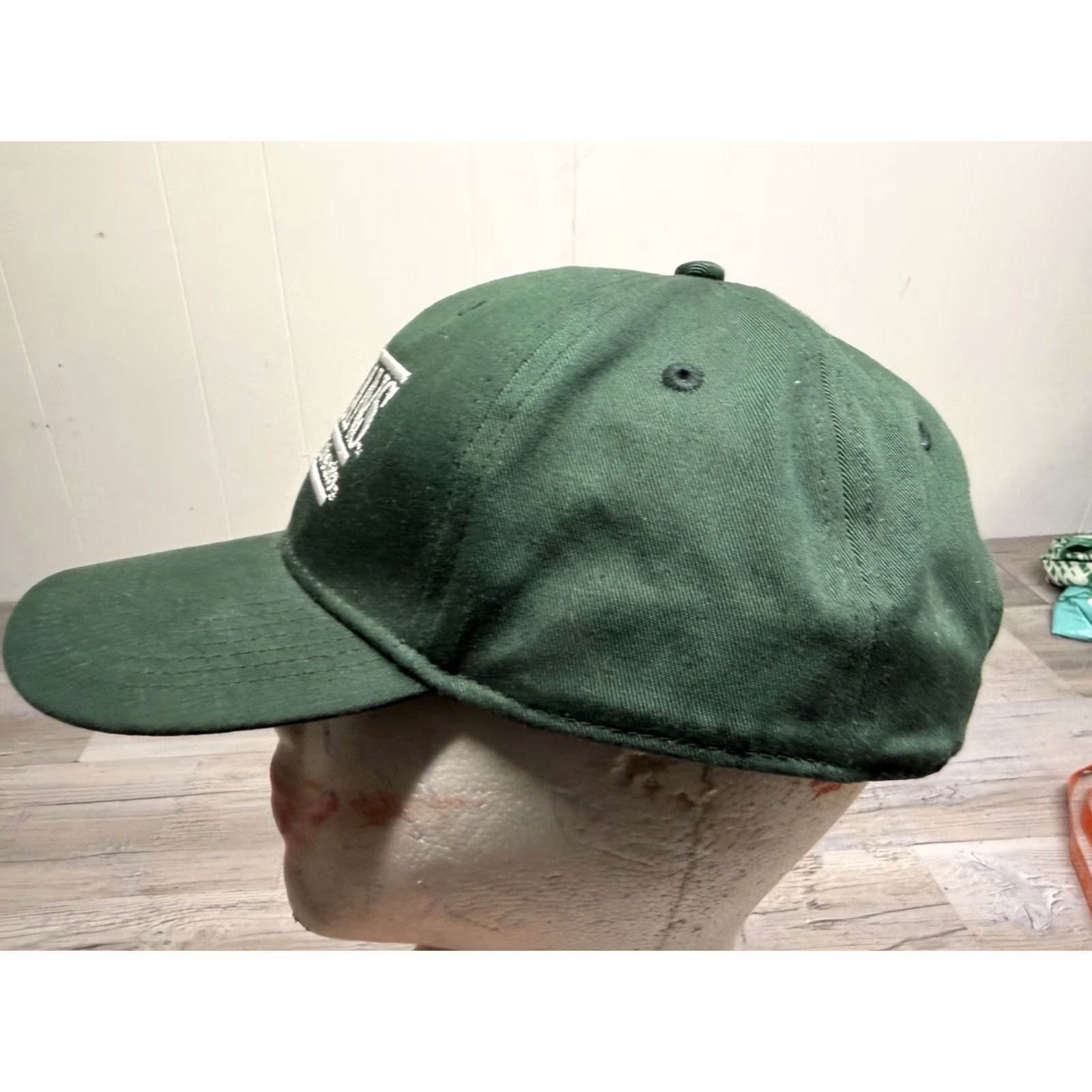 Vintage VINTAGE Michigan State Spartans Hat Snapback 3 Split Bar Embroidered MSU College Men One Size Green Baseball Cap Retro The Game Mens Size ONE SIZE - 3 Thumbnail