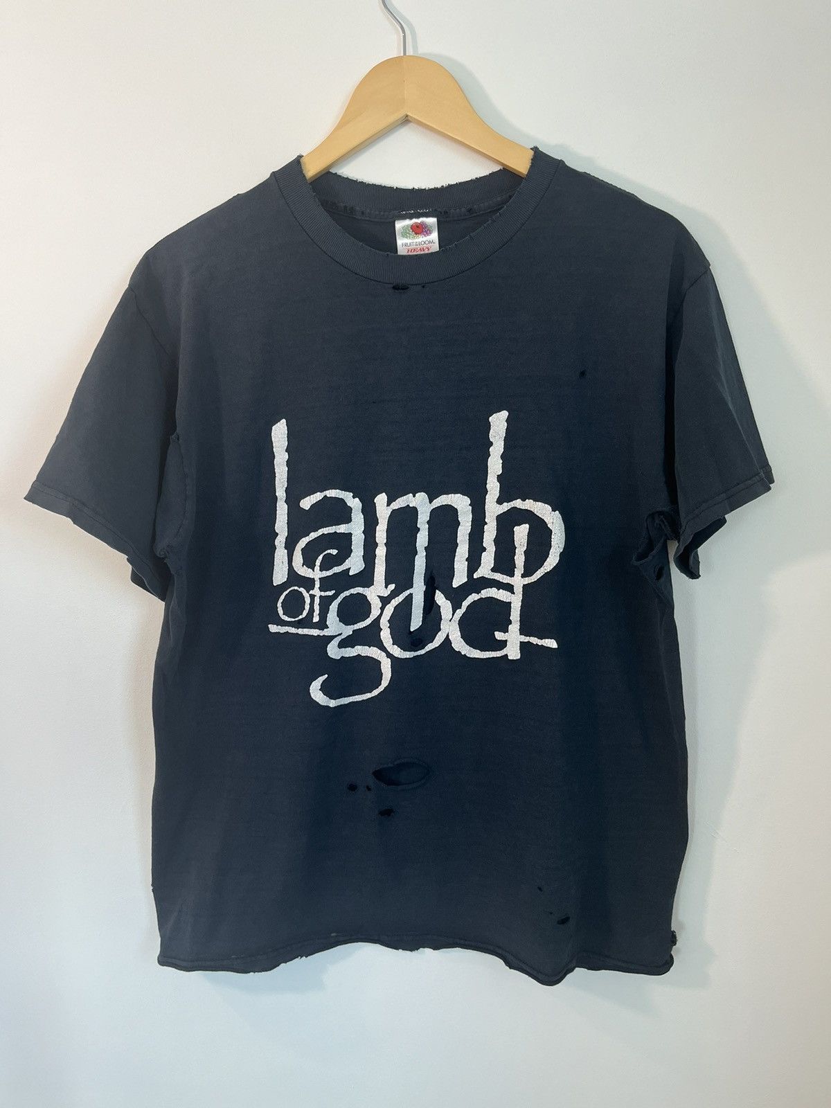 Band Tees Vintage Lamb Of God Thrashed Distressed Rare Band Tee Size US L / EU 52-54 / 3 - 1 Thumbnail