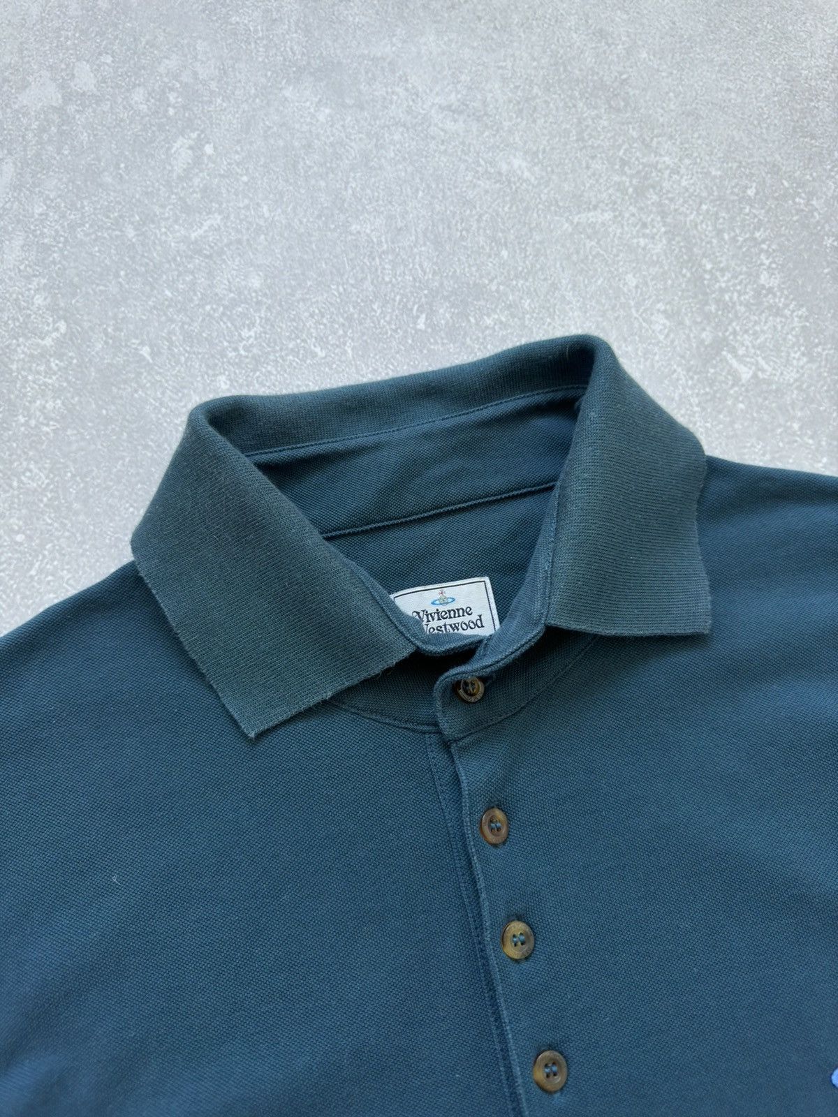 Vintage × Vivienne Westwood Vintage Vivienne Westwood Polos Orb Embroidered Logo Mens Size US L / EU 52-54 / 3 - 3 Thumbnail
