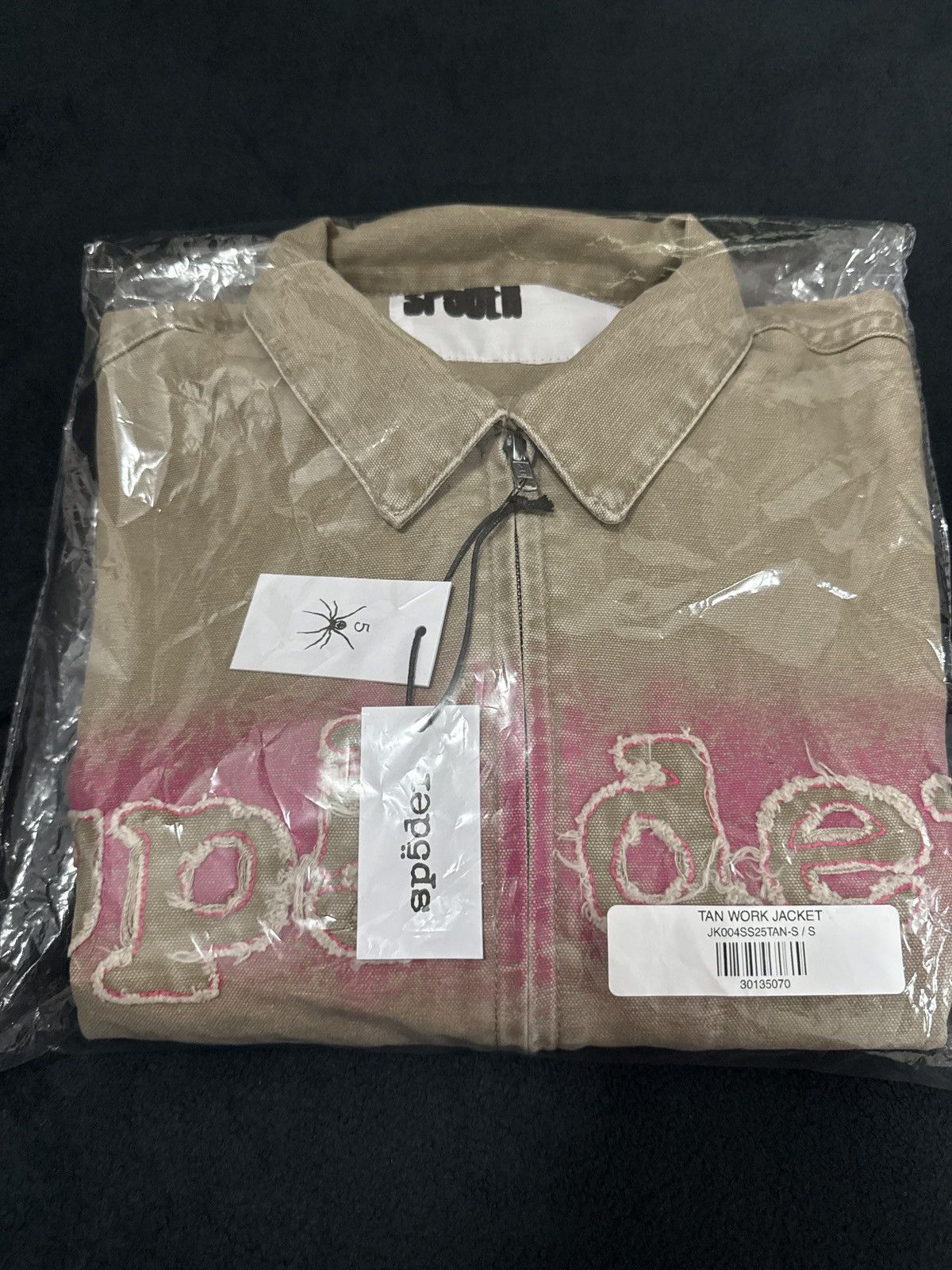 Sp5der Spider/Sp5der Worldwide Tan Canvas Work Jacket Size US S / EU 44-46 / 1 - 3 Thumbnail