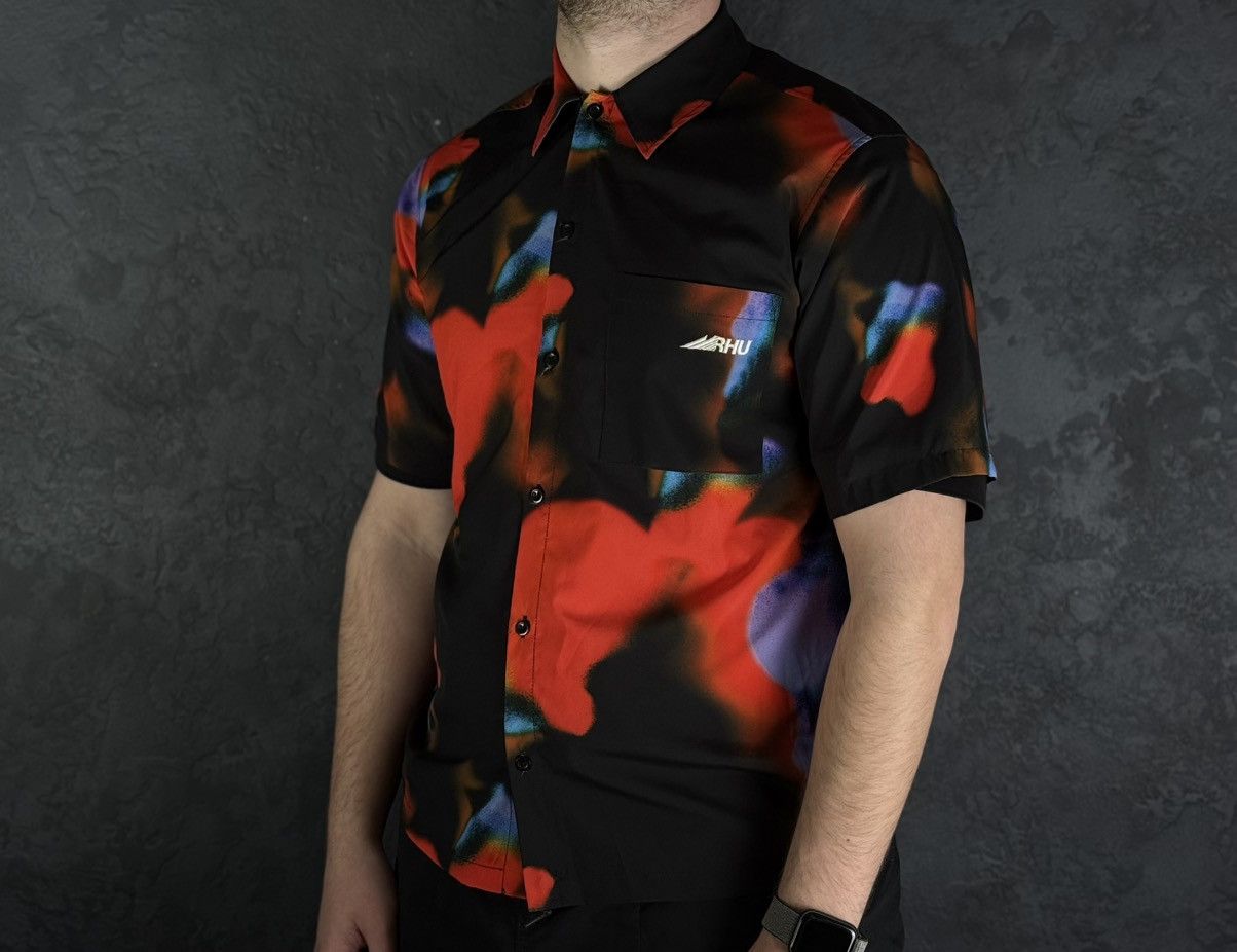 Rhude × Zara Zara x Rhuigi Rhude Button Up Short Sleeve Shirt Oversized Size US S / EU 44-46 / 1 - 1 Thumbnail