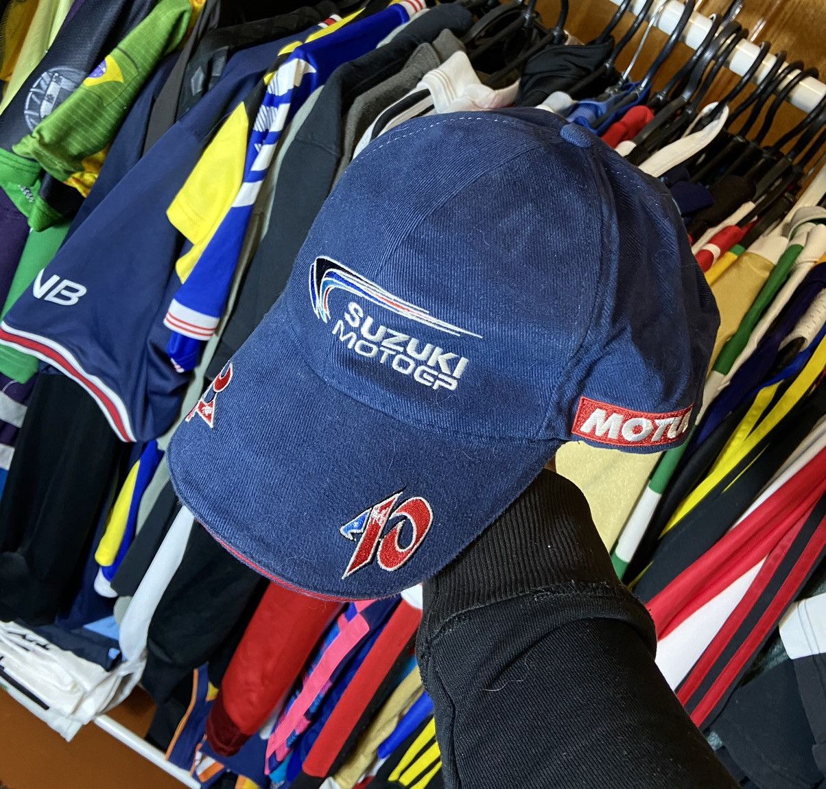 Japanese Brand × Vintage SUZUKI MOTOGP JAPAN RACING NASCAR MOTO Y2K CAP Size ONE SIZE - 1 Thumbnail
