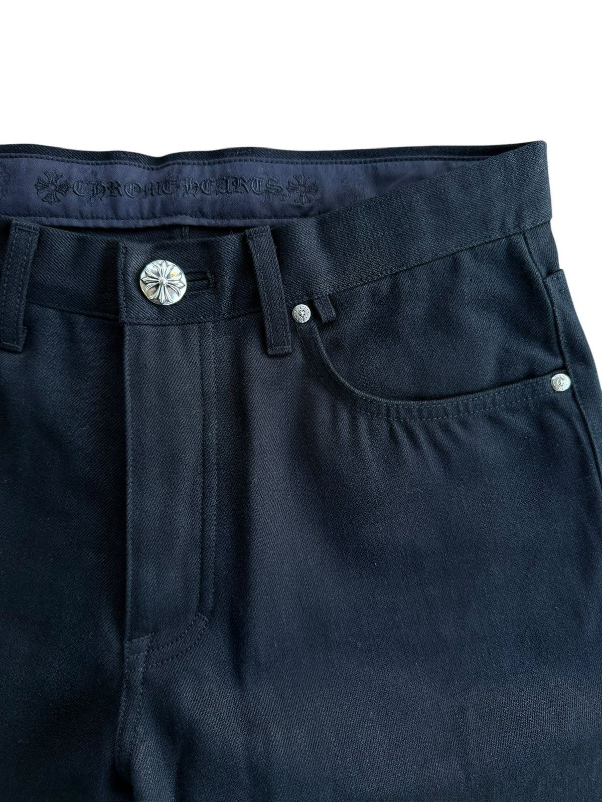 Chrome Hearts Chrome Hearts Fleur Knee Denim 30 Size US 30 / EU 46 - 6 Thumbnail