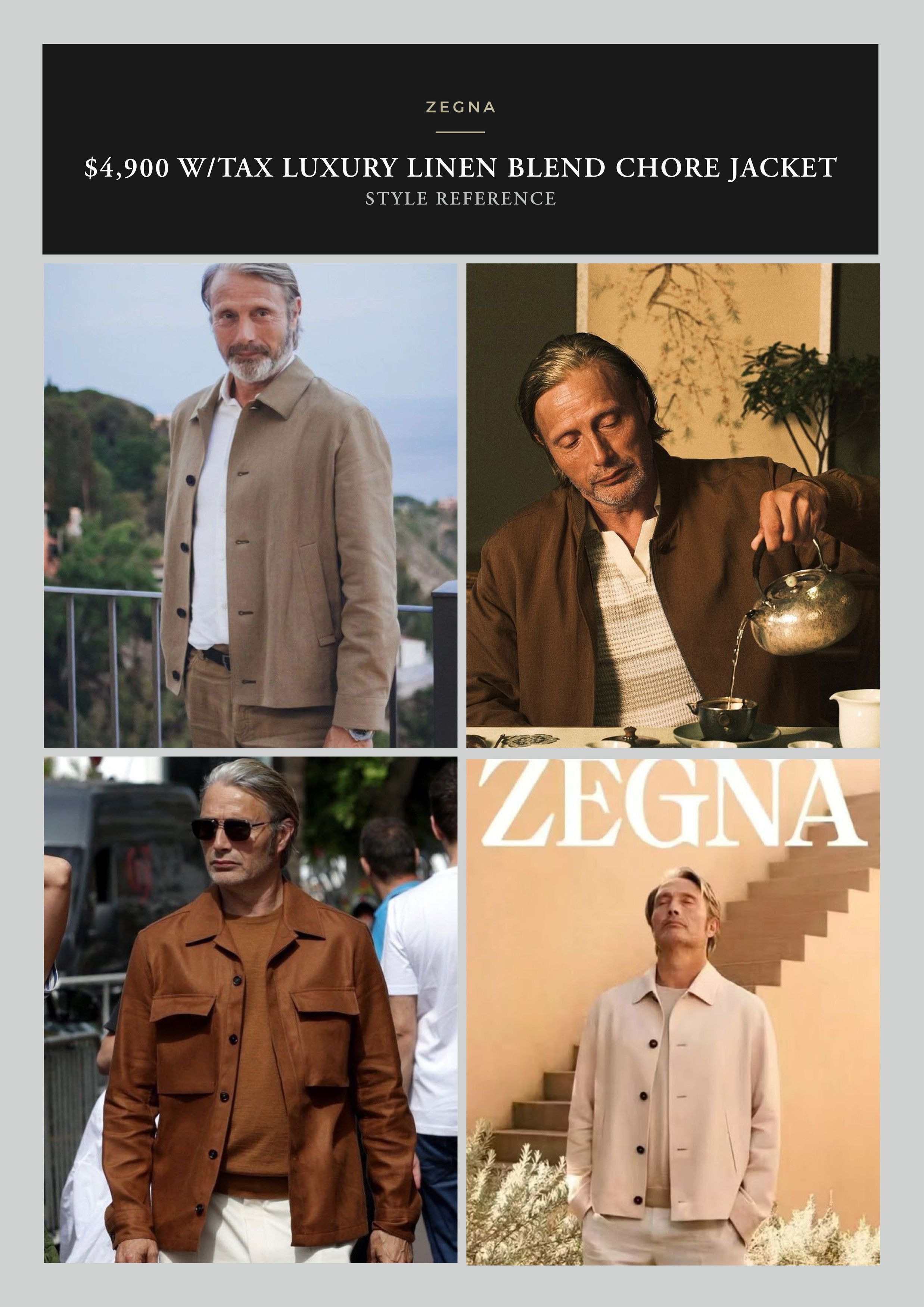 Ermenegildo Zegna Best Dressed $4,900 w/tax Rare ZEGNA Elevated Chore Jacket Size US L / EU 52-54 / 3 - 7 Thumbnail