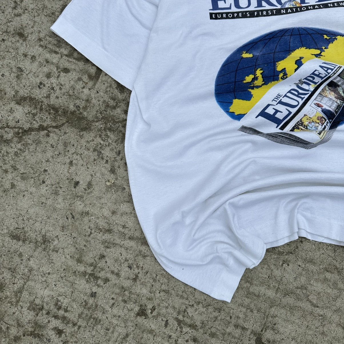 POST ARCHIVE FACTION (PAF) VTG Adult The European T-shirts First National Newspaper 90s Size US XL / EU 56 / 4 - 3 Thumbnail