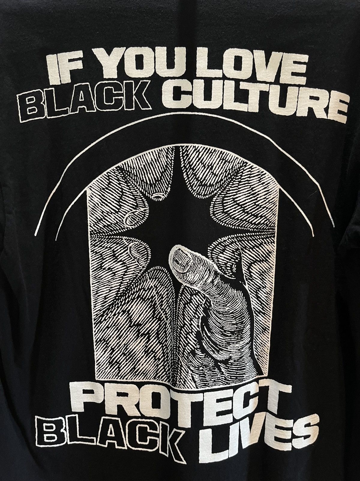 Brain Dead Brain Dead x Blood Orange x BLM Black Tee Size US M / EU 48-50 / 2 - 4 Thumbnail